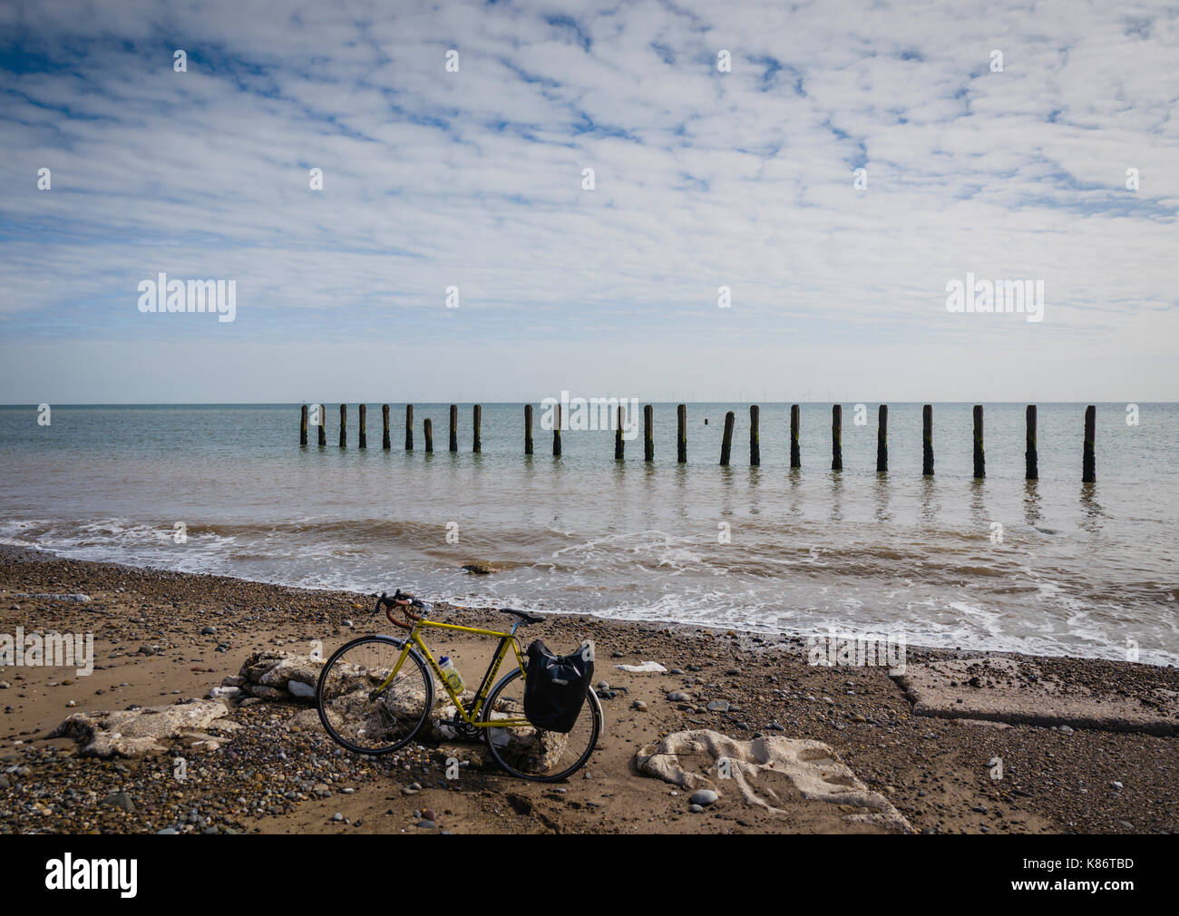 A fine weather day at Spurn Head, East Yorkshire, UK. Stock Photo