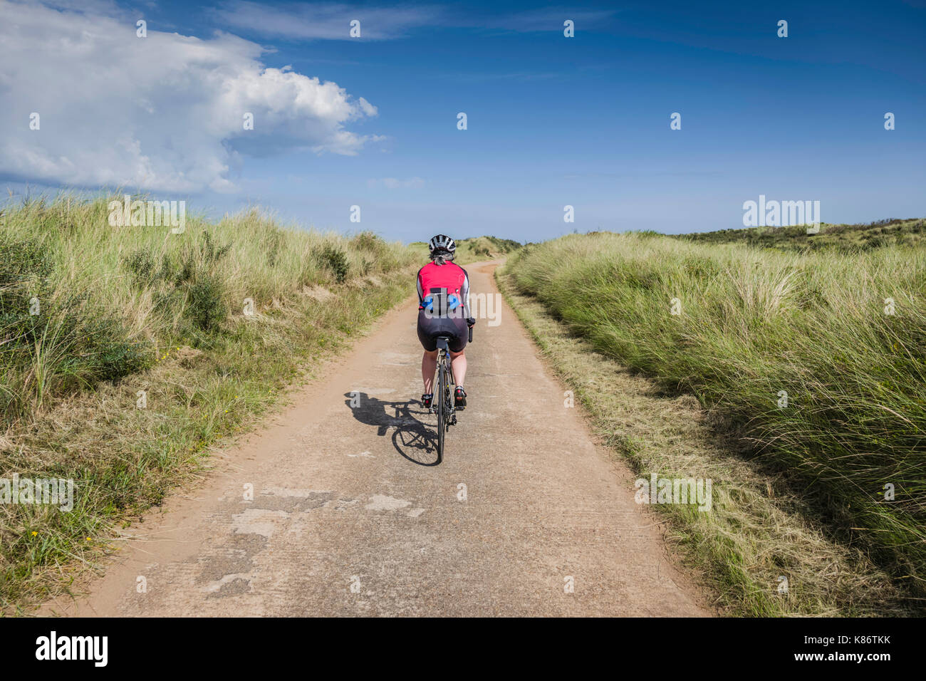 A fine weather day at Spurn Head, East Yorkshire, UK. Stock Photo