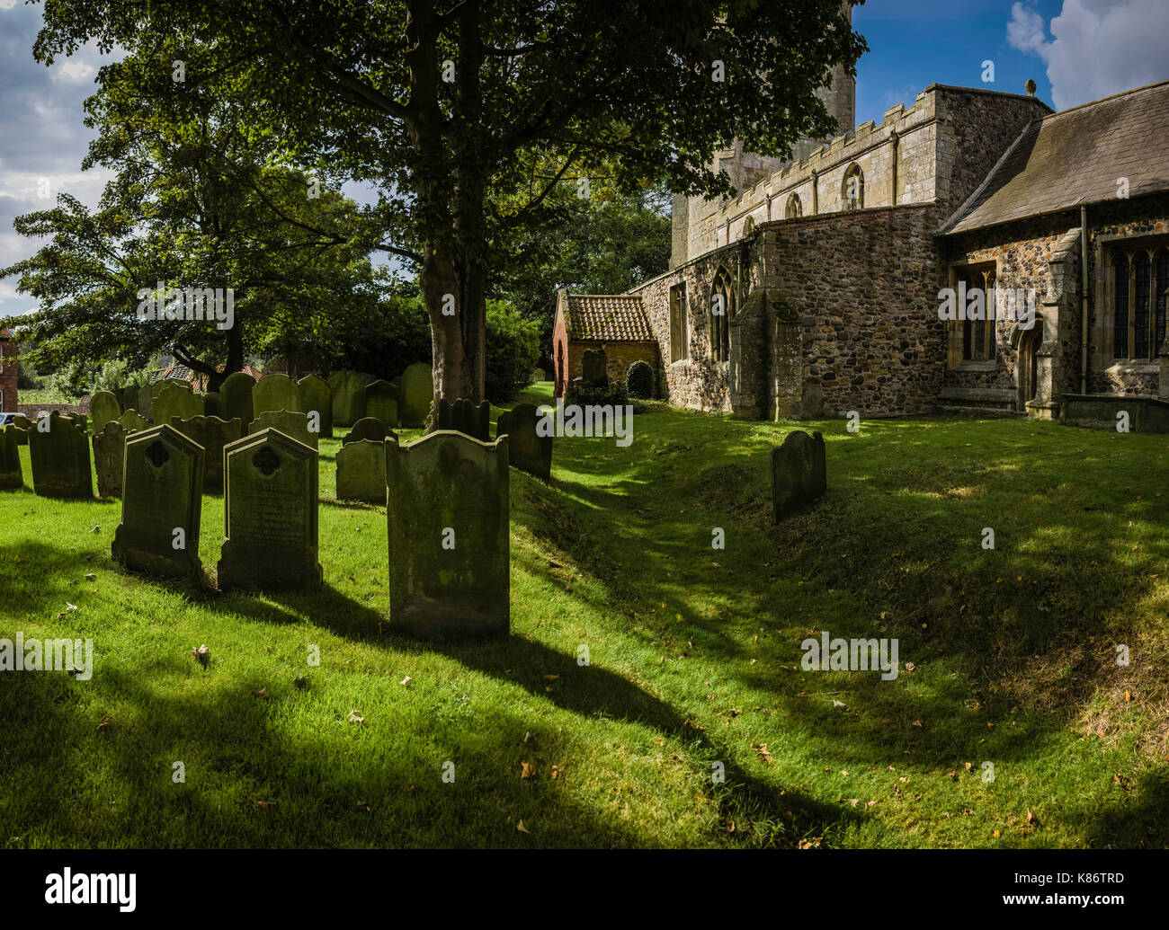 All Saints church, Easington, Humberside, UK. Stock Photo