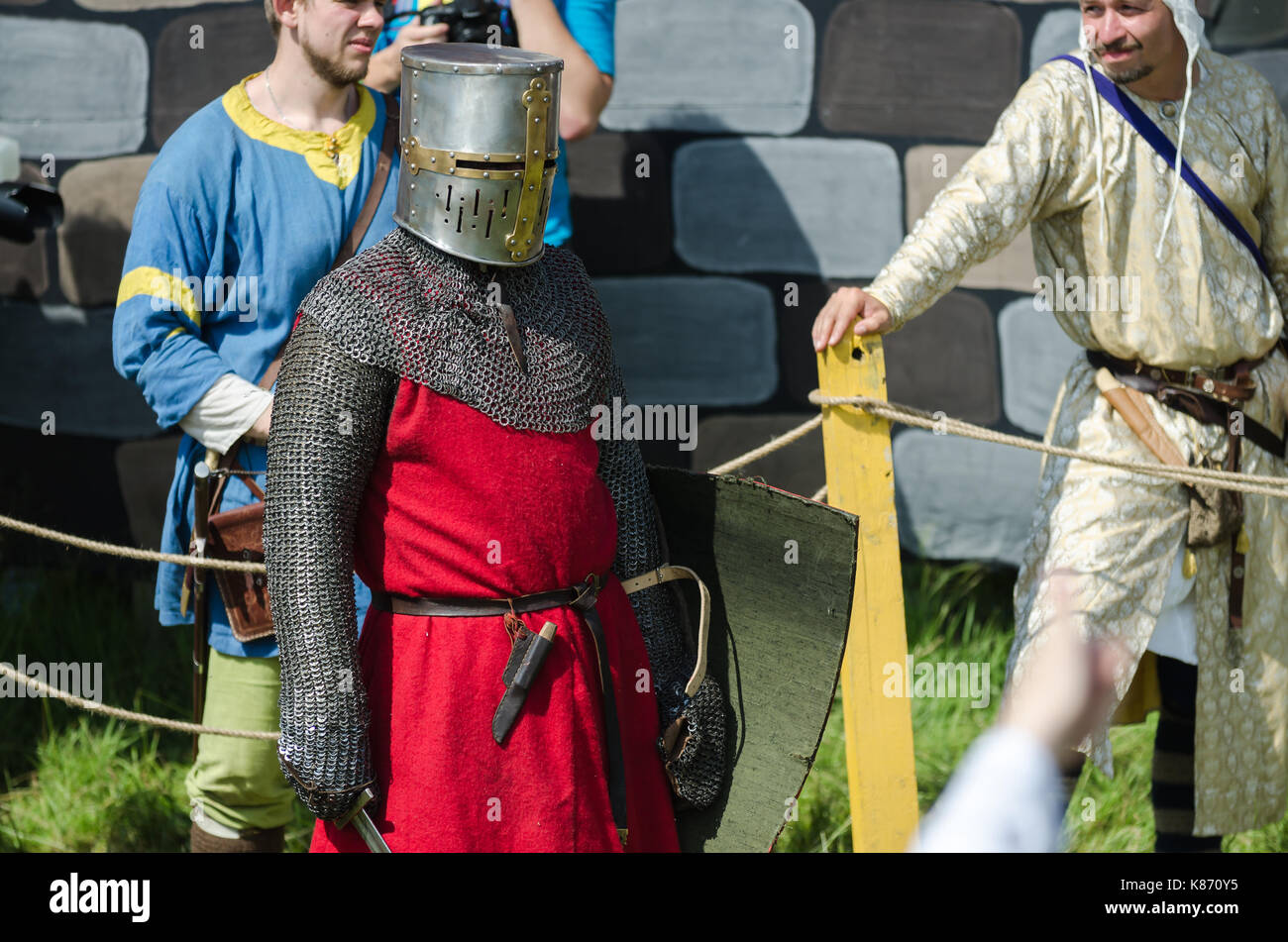 Angry medieval knight armor sword hi-res stock photography and images ...
