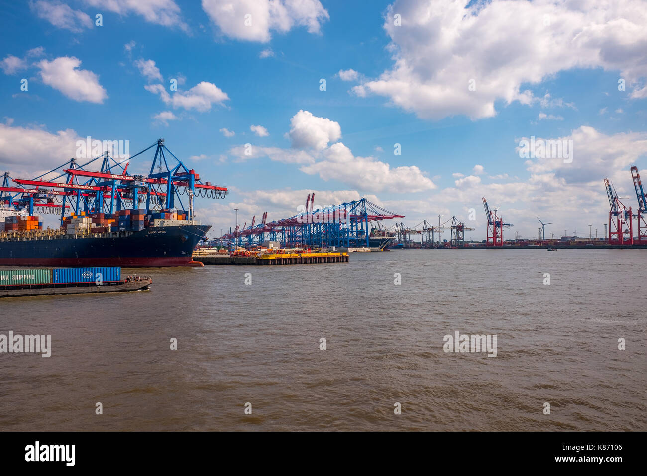 the port of Hamburg Stock Photo - Alamy