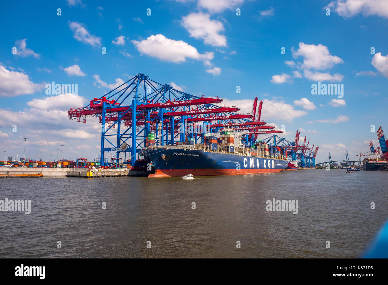 the port of Hamburg Stock Photo - Alamy