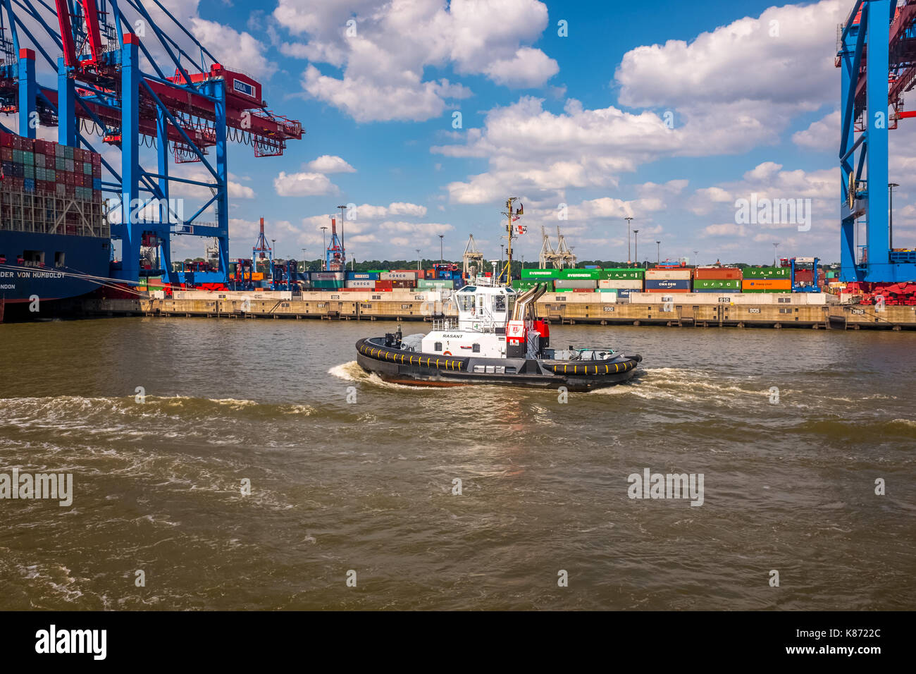 the port of Hamburg Stock Photo - Alamy