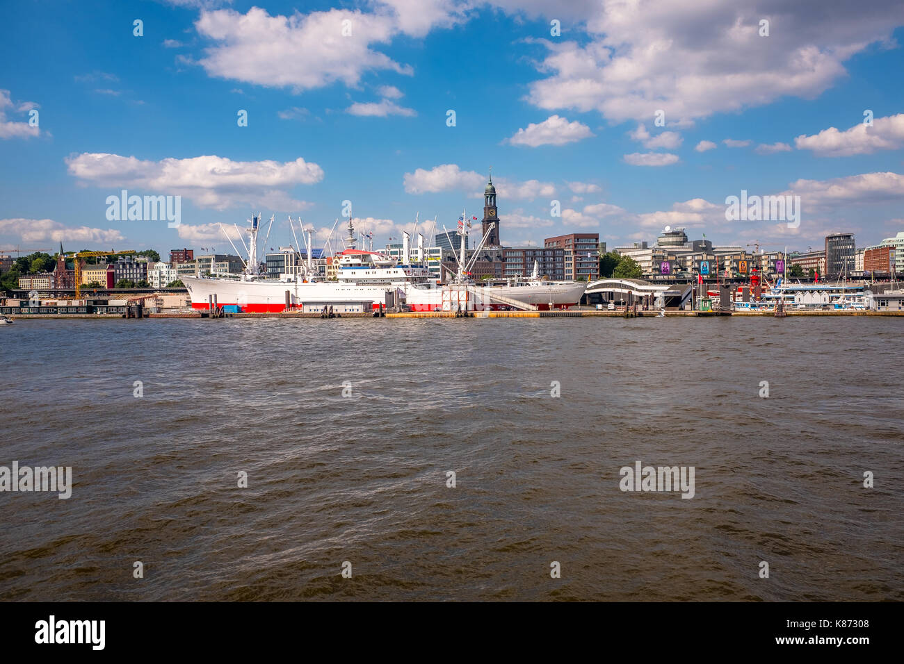 The port of Hamburg Stock Photo - Alamy