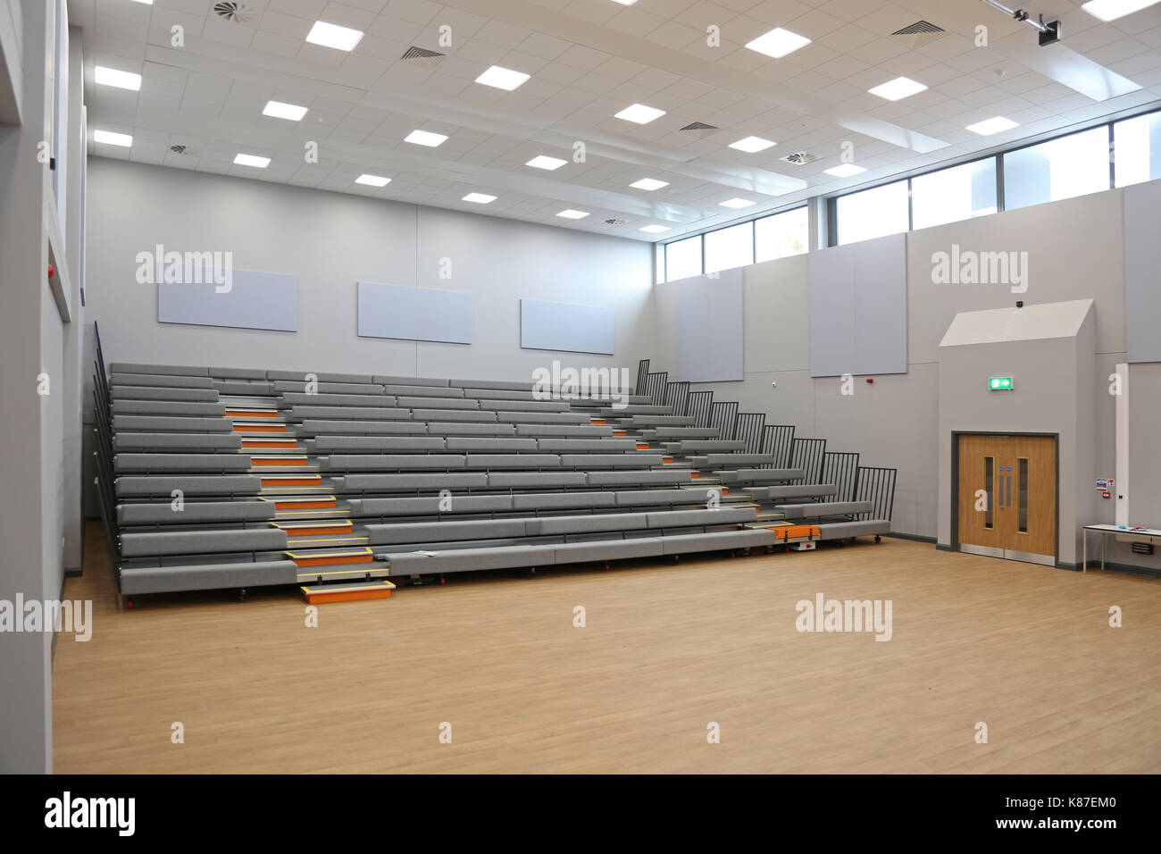 Interior Of An Assembly Hall At A New London Academy School