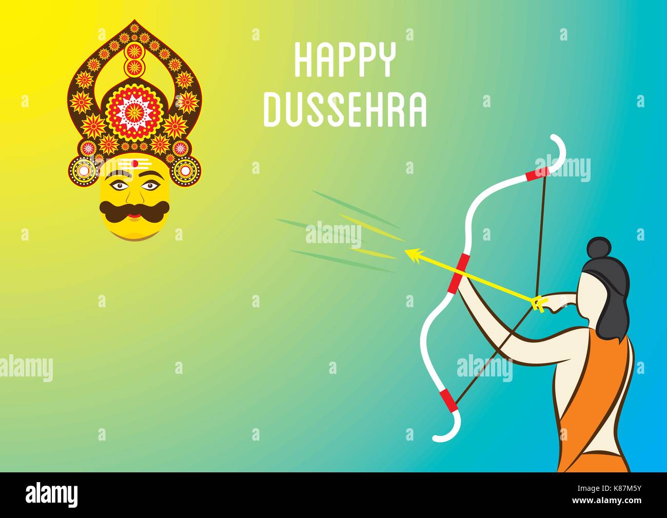 happy dussehra festival banner design Stock Vector Image & Art - Alamy
