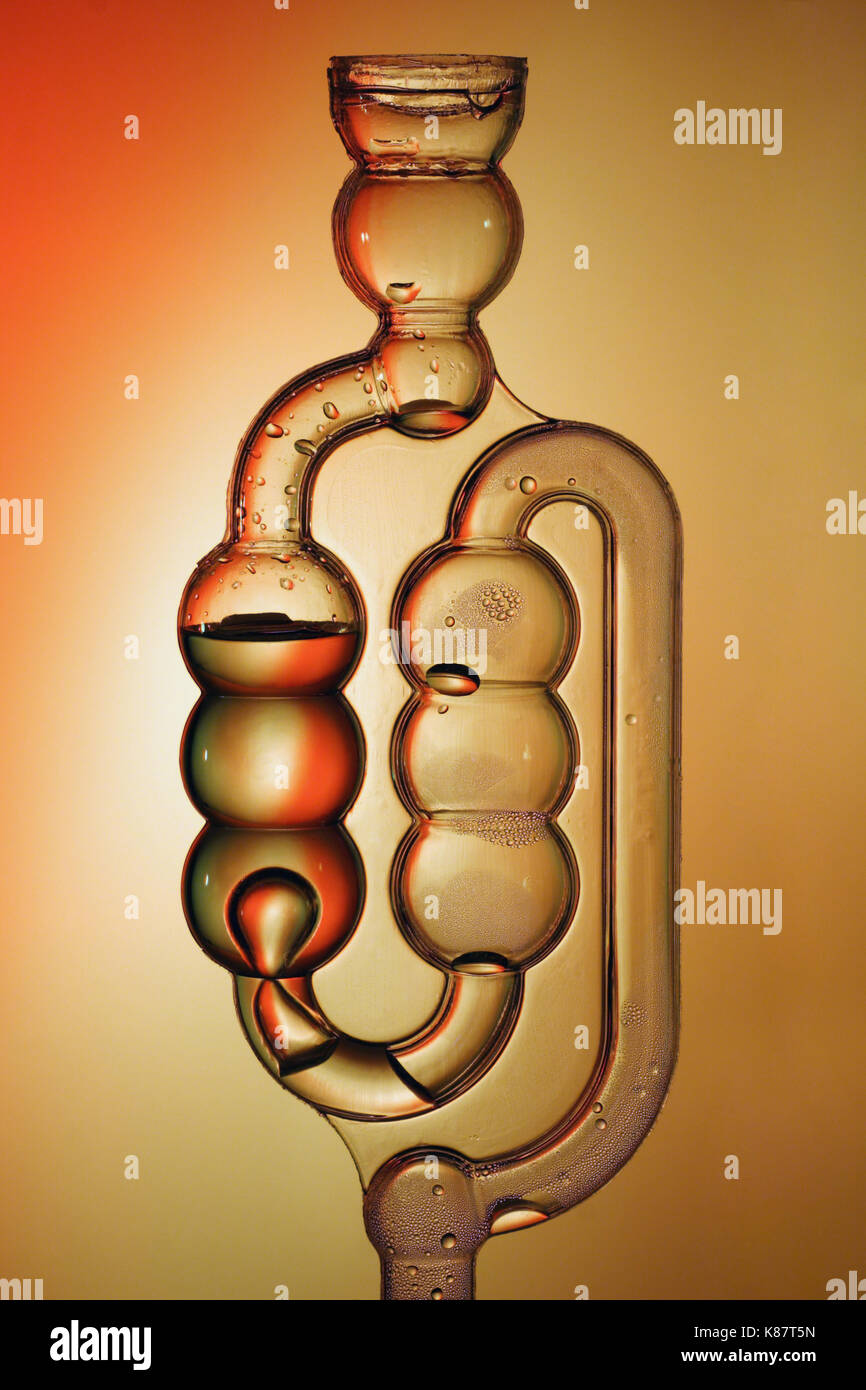 Bubbler airlock as used in beer and wine brewing Stock Photo Alamy