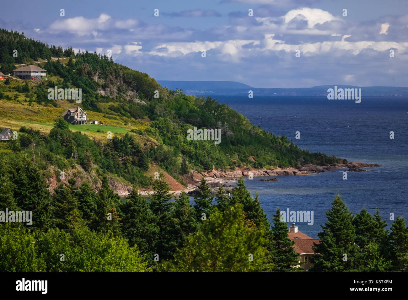 Ballantynes Cove along the north shore of Antigonish County along the