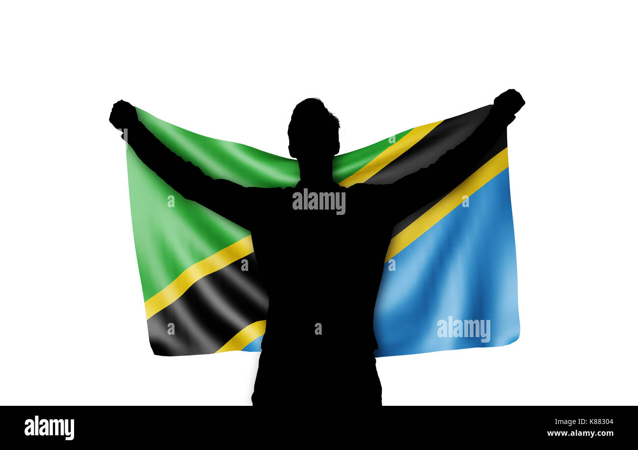 Tanzania national flag hi-res stock photography and images - Alamy