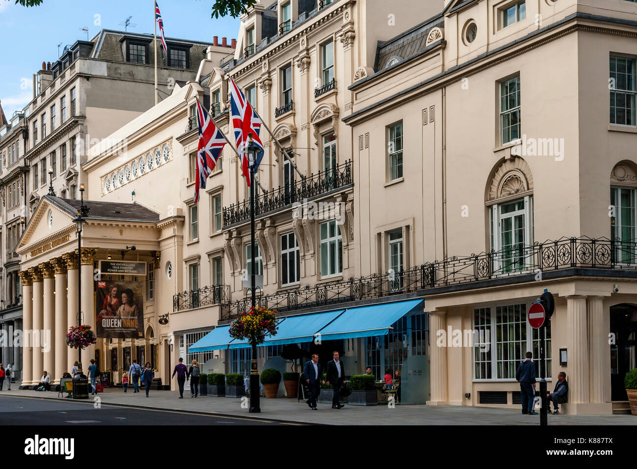 The Theatre Royal and Haymarket, London, UK Stock Photo Alamy