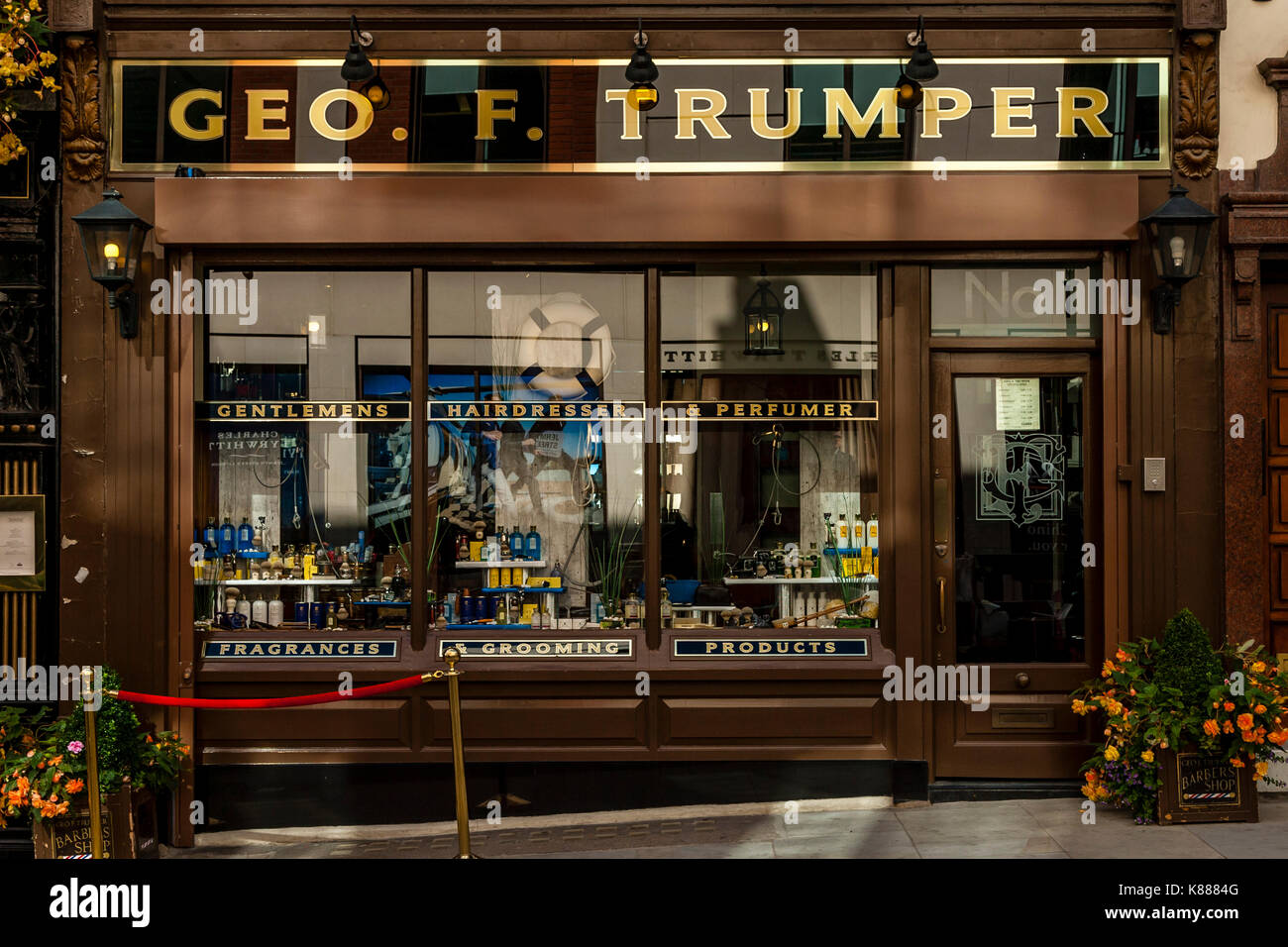 Geo.F.Trumper, Gentlemans Barber, St James's, London, UK Stock Photo