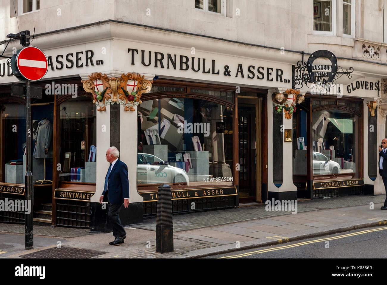 Turnbull & Asser Men's Clothing Shop In Jermyn Street, St James's