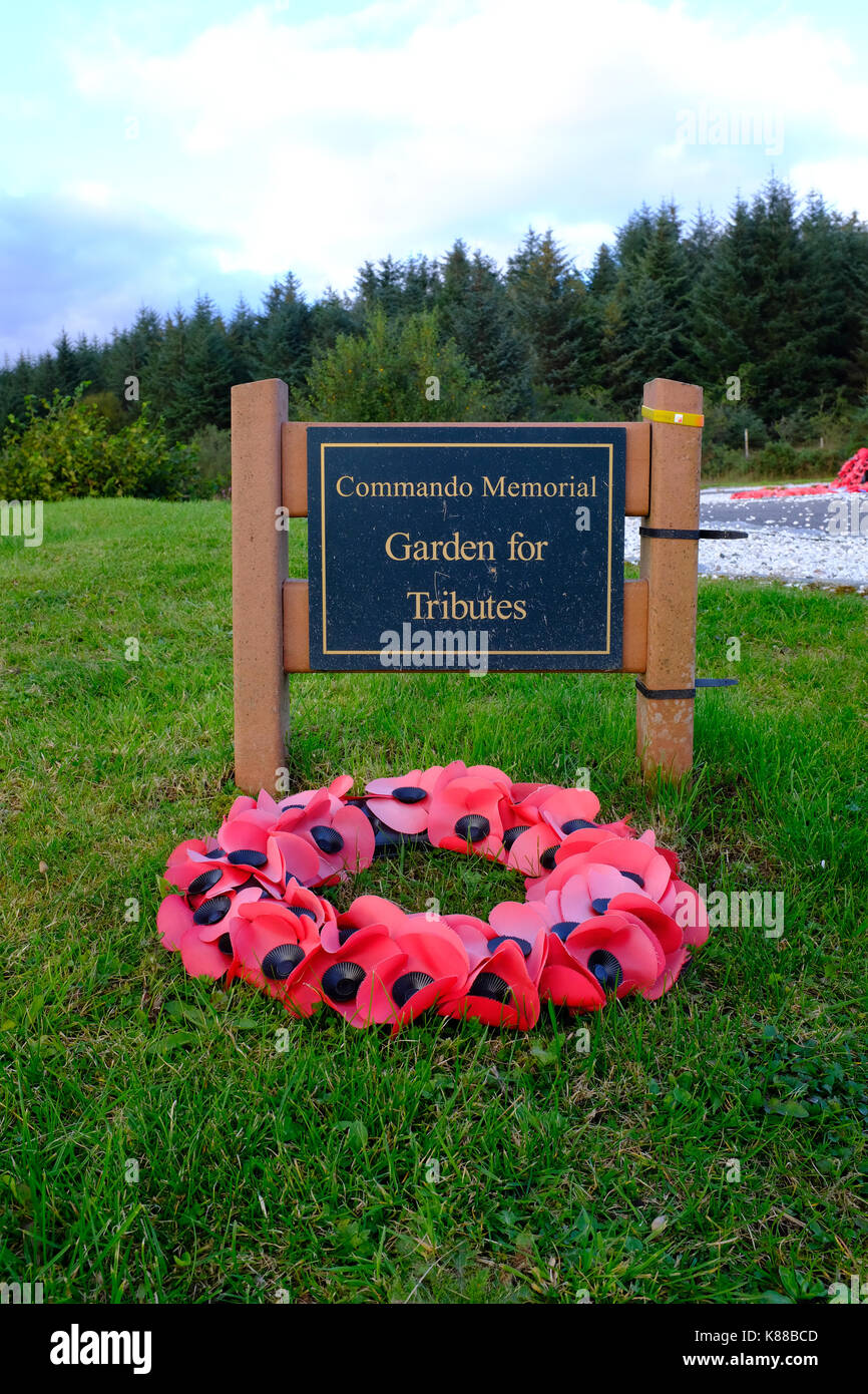 The Commando Memorial, Spean Bridge - Scotland Stock Photo - Alamy