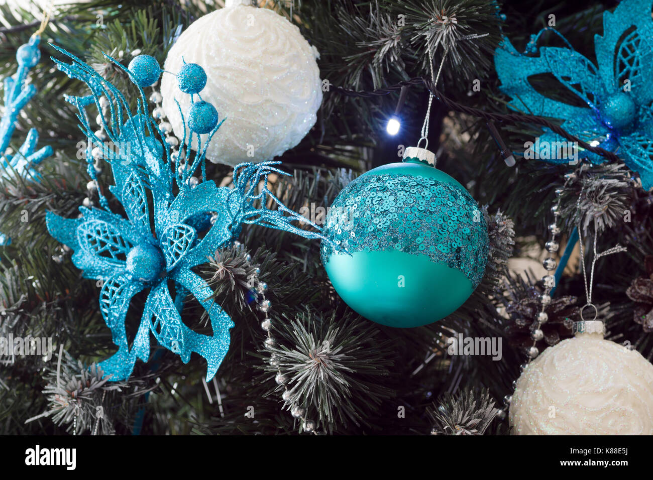 Beautiful decorated christmas tree star hi-res stock photography and ...