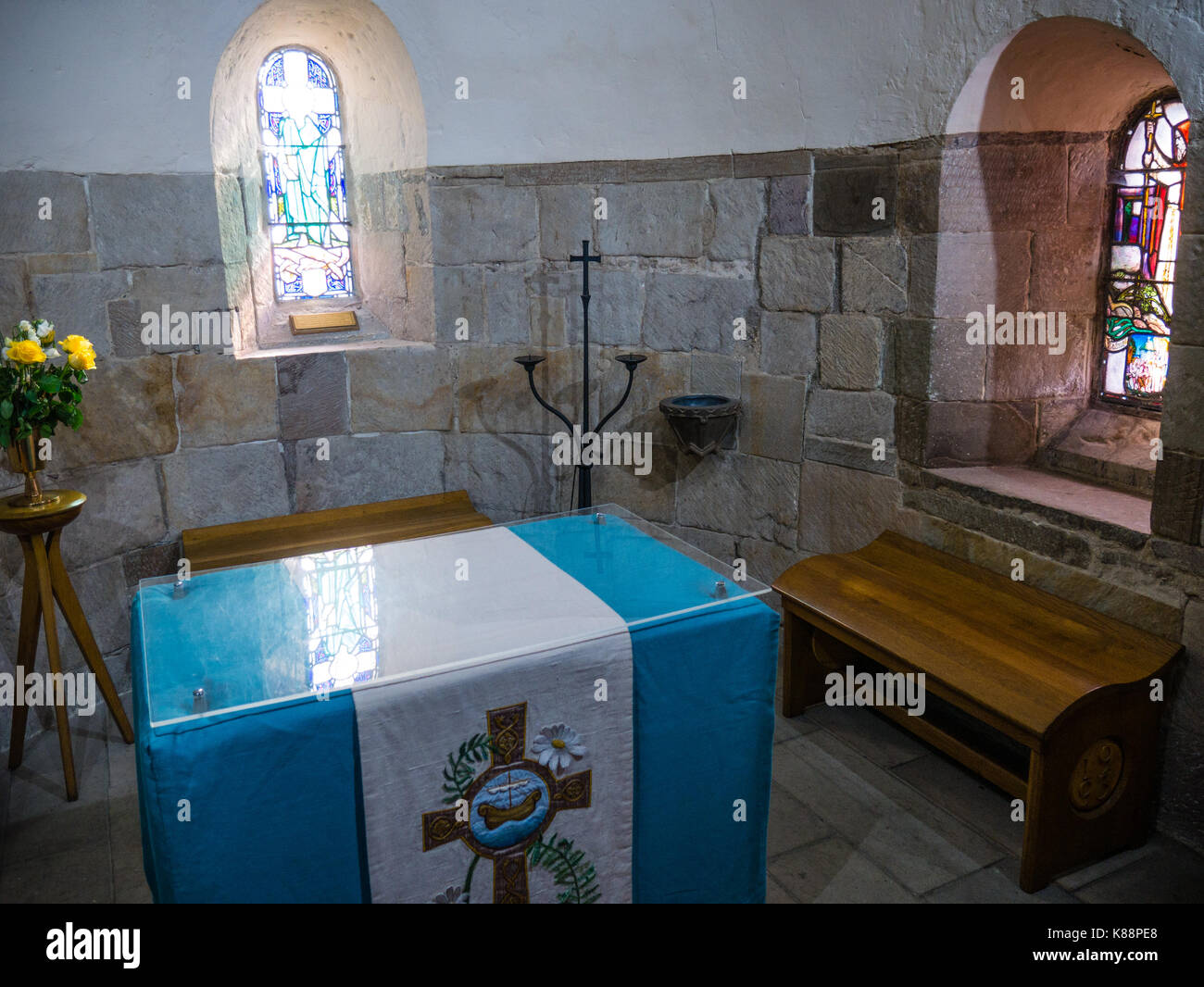 Alter, St Margret's Chapel, Oldest Part of Edinburgh Castle, Edinburgh