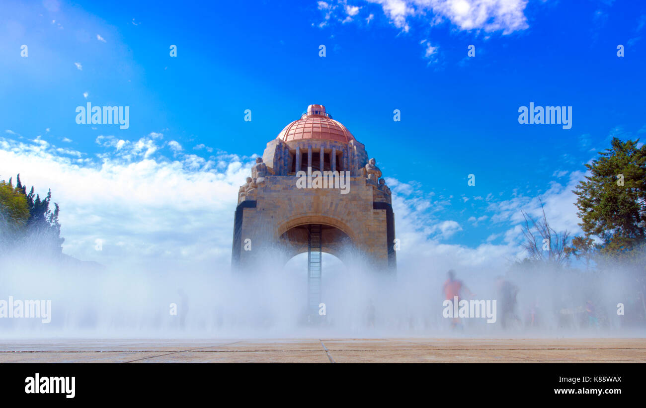 Revolution Monument at Mexico City Stock Photo