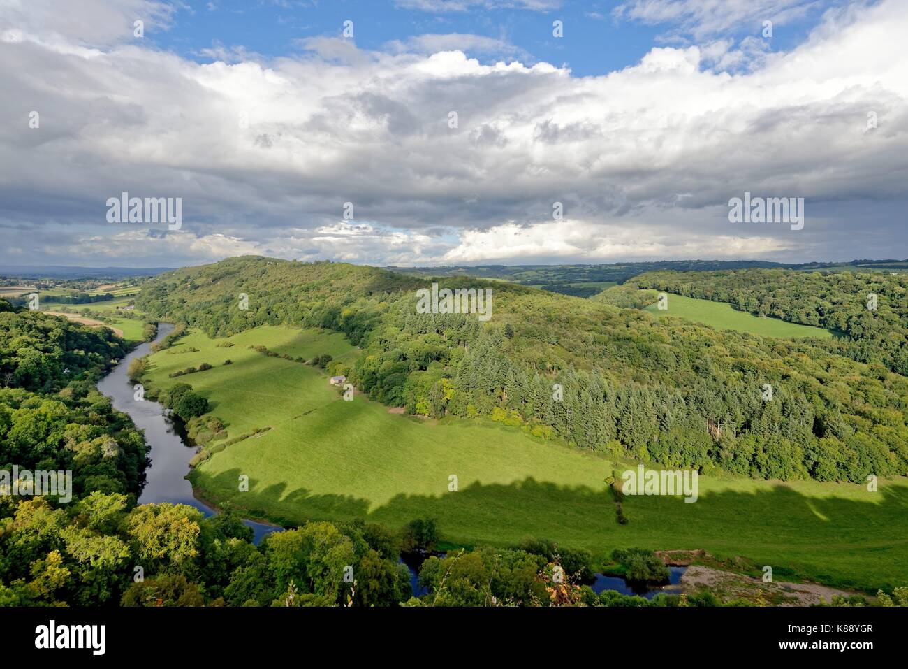 View from Symonds Yat Rock Gloucestershire England UK Stock Photo Alamy