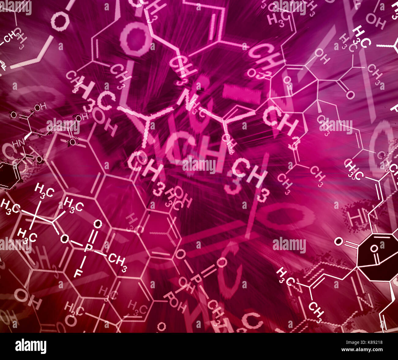 Image of chemical technology abstract background. Science wallpaper with  school chemistry formulas and structures Stock Photo - Alamy