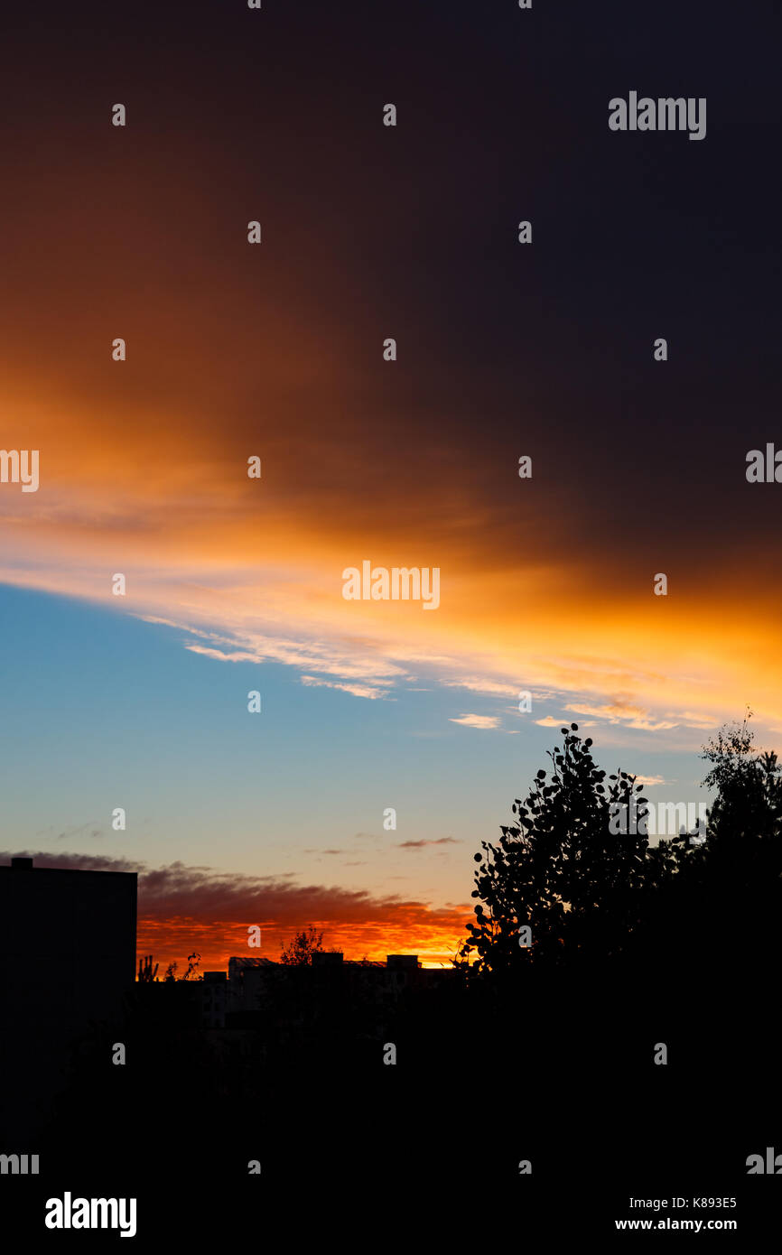 Beautiful sunset sky Stock Photo - Alamy