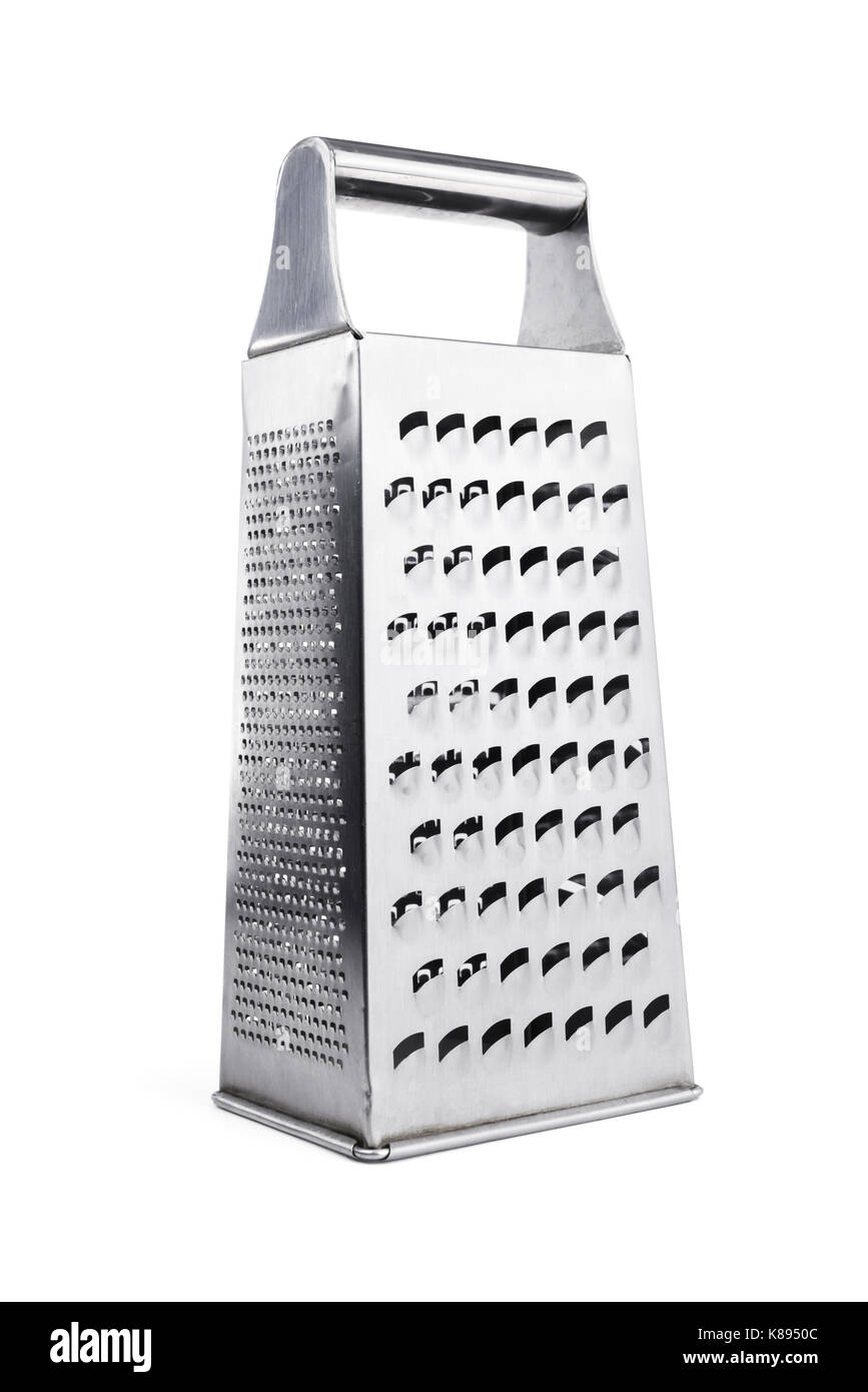 metal grater isolated on white background Stock Photo