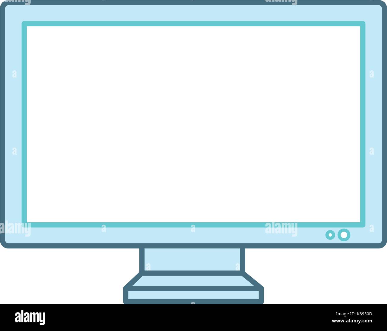 computer display isolated icon Stock Vector Image & Art - Alamy