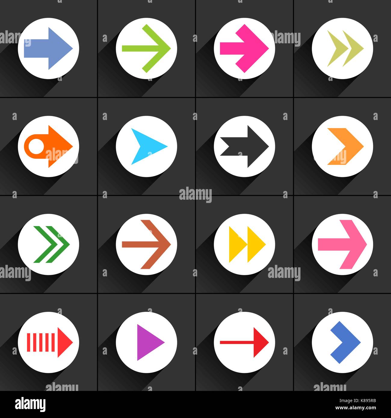 Directional pictogram vector vectors Stock Vector Images - Alamy