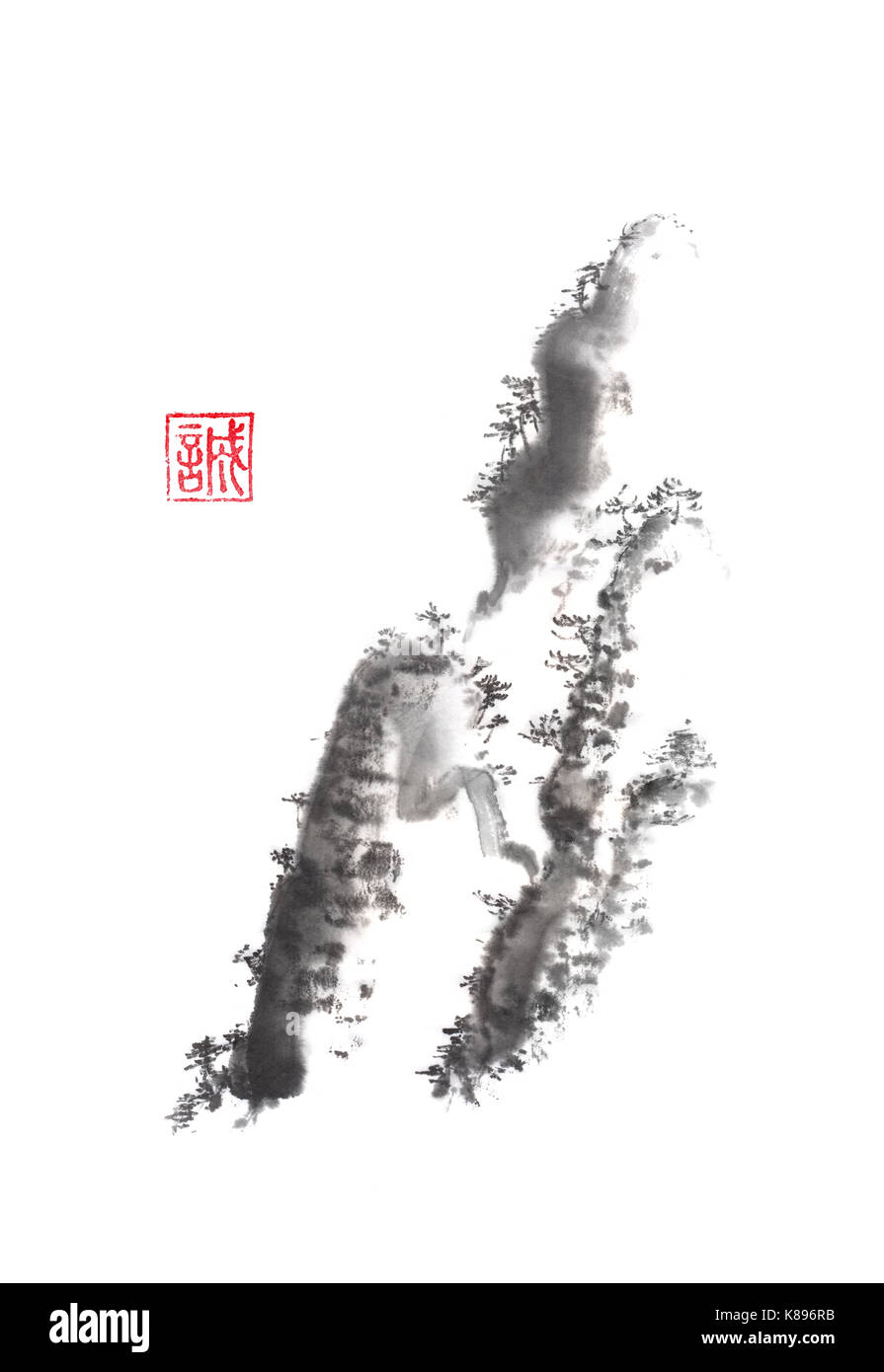 Zen sumi e painting hires stock photography and images Alamy