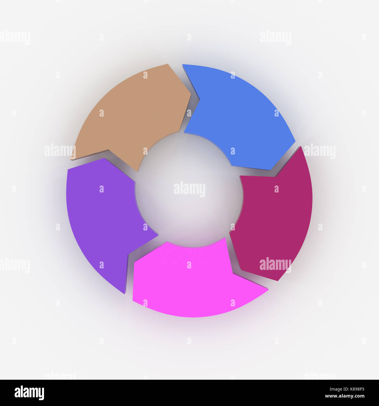 Process 5 step arrows hi-res stock photography and images - Alamy