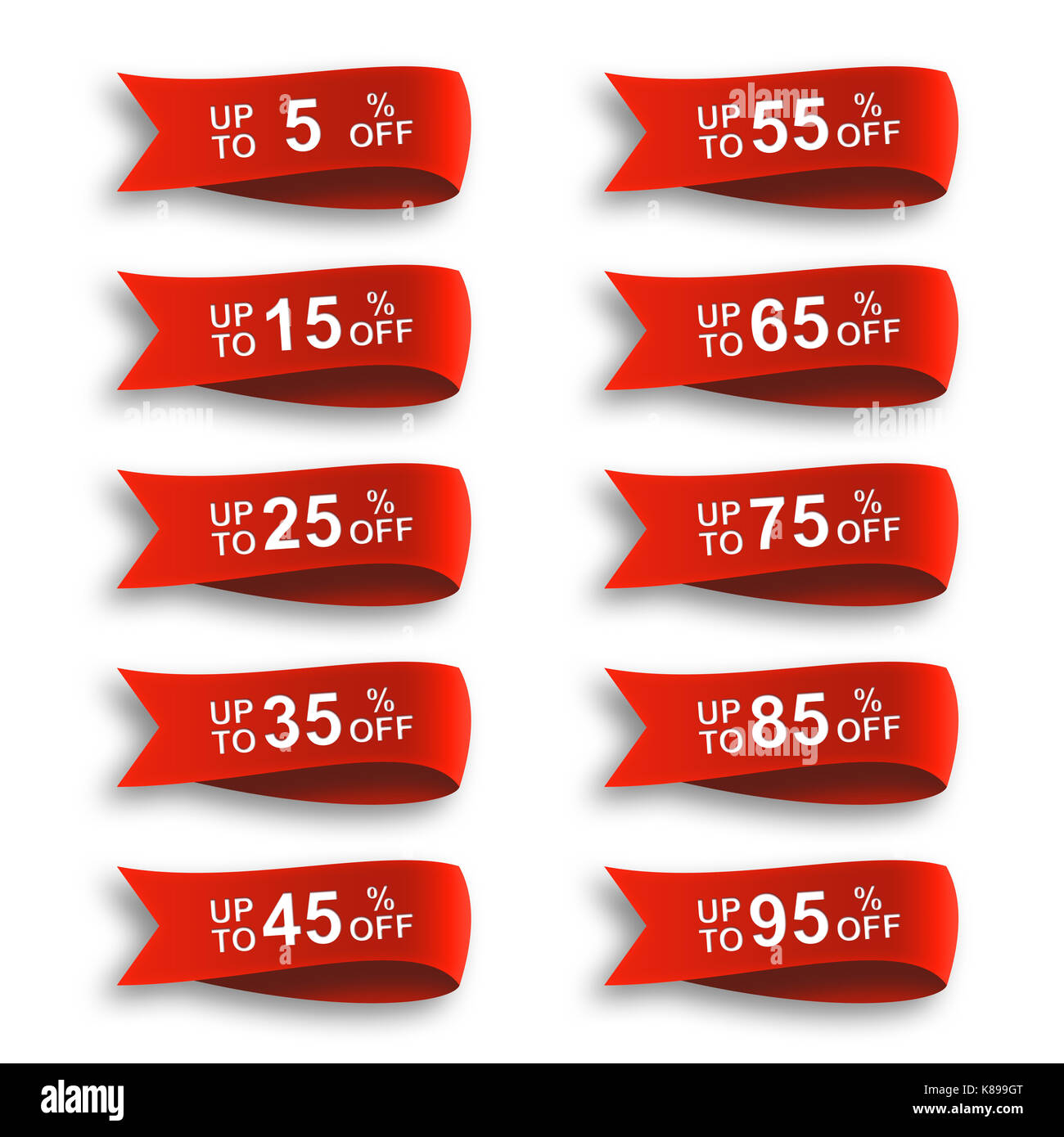 Sale label banner ribbon hi-res stock photography and images - Alamy