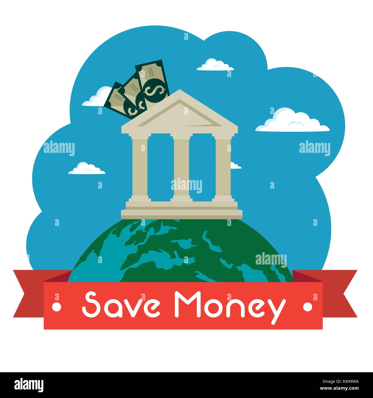 saving money concept vector illustration graphic design Stock Vector ...