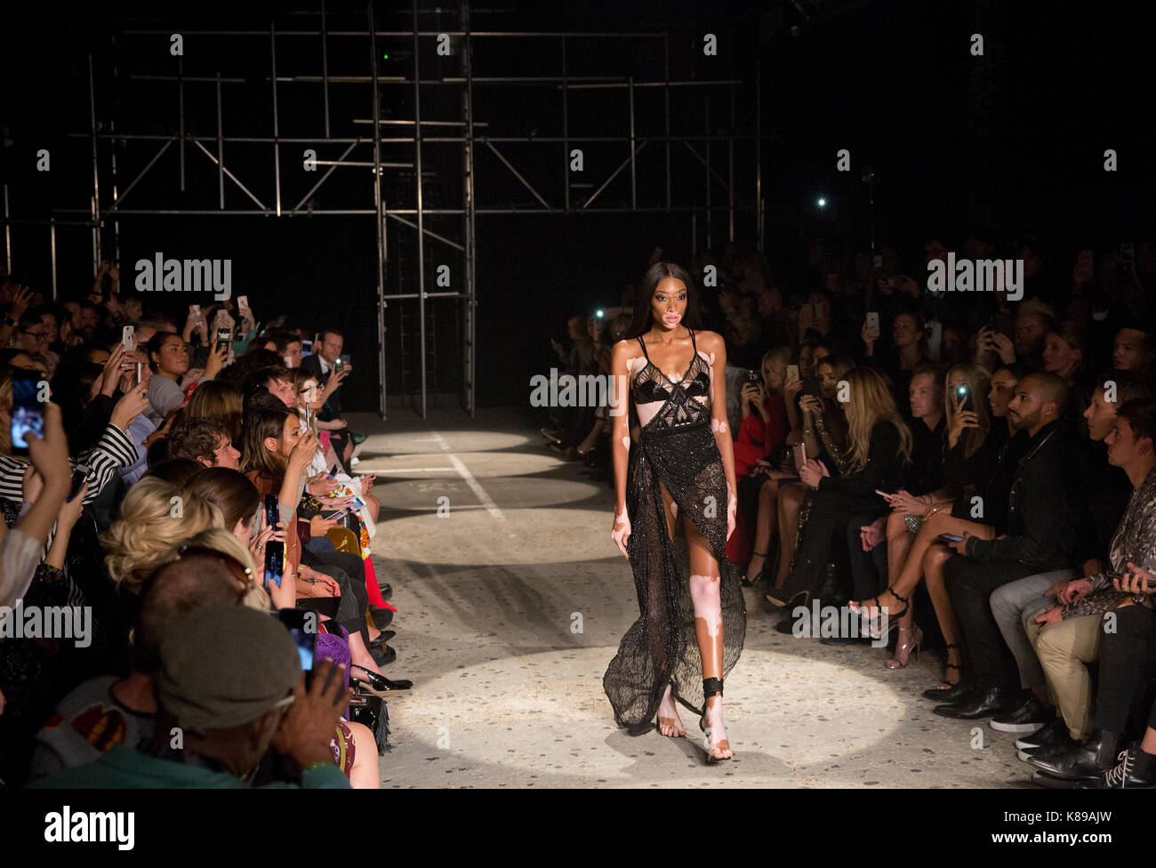 Winnie Harlow Fashion Week High Resolution Stock Photography and Images ...