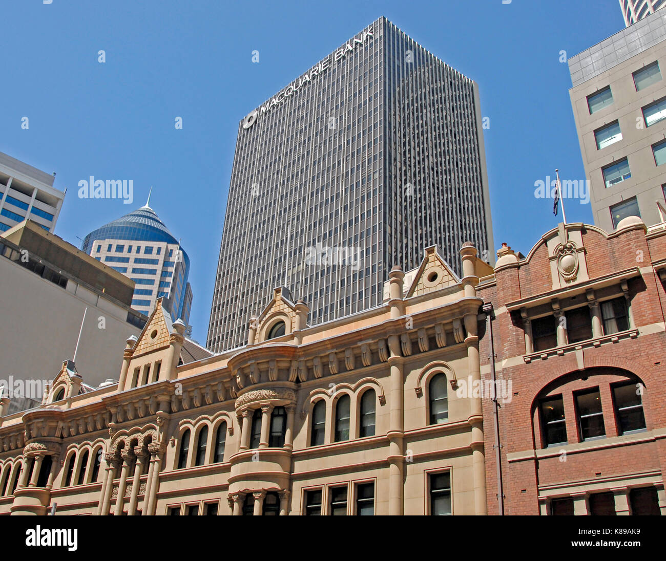 Macquarie bank, Sydney, Australia Stock Photo