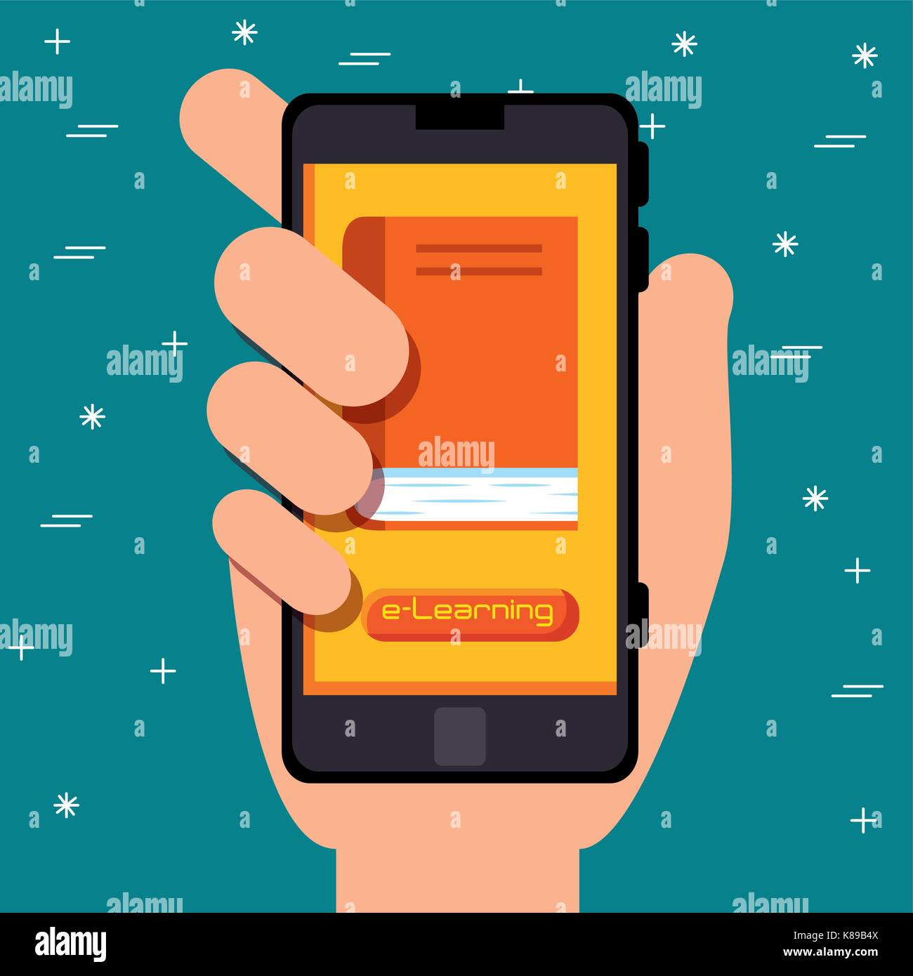 online education concept vector illustration graphic design Stock ...