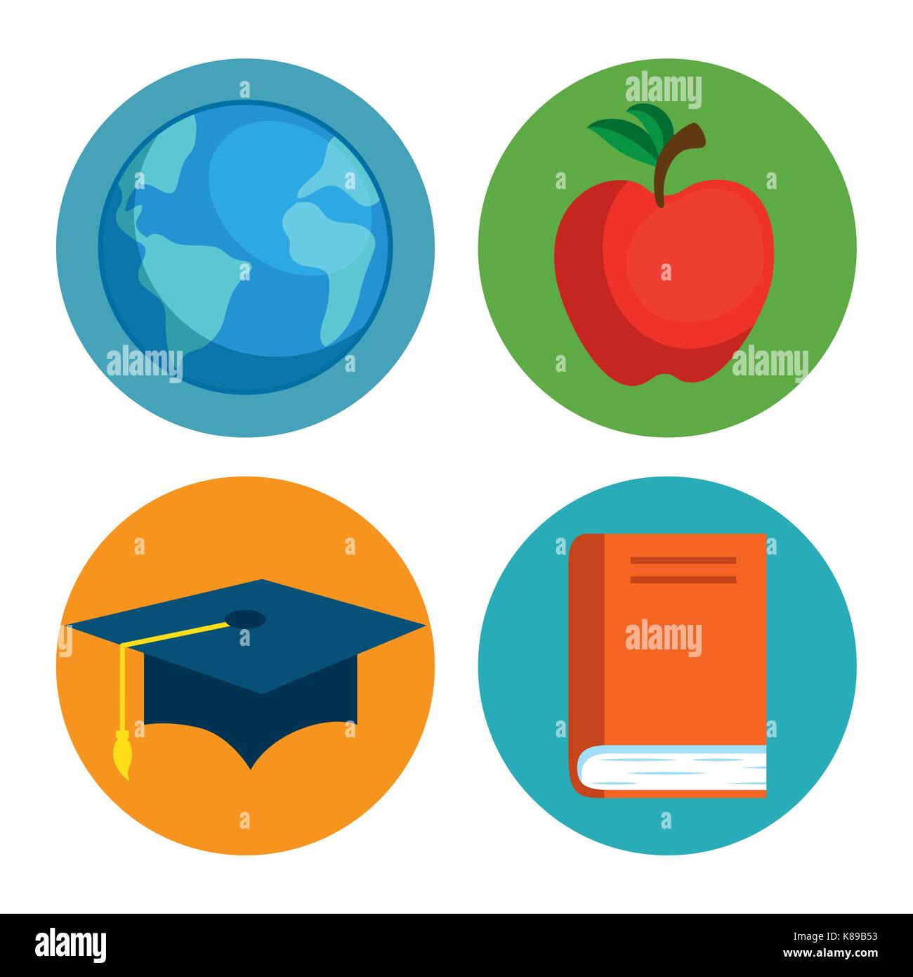 online education concept vector illustration graphic design Stock ...