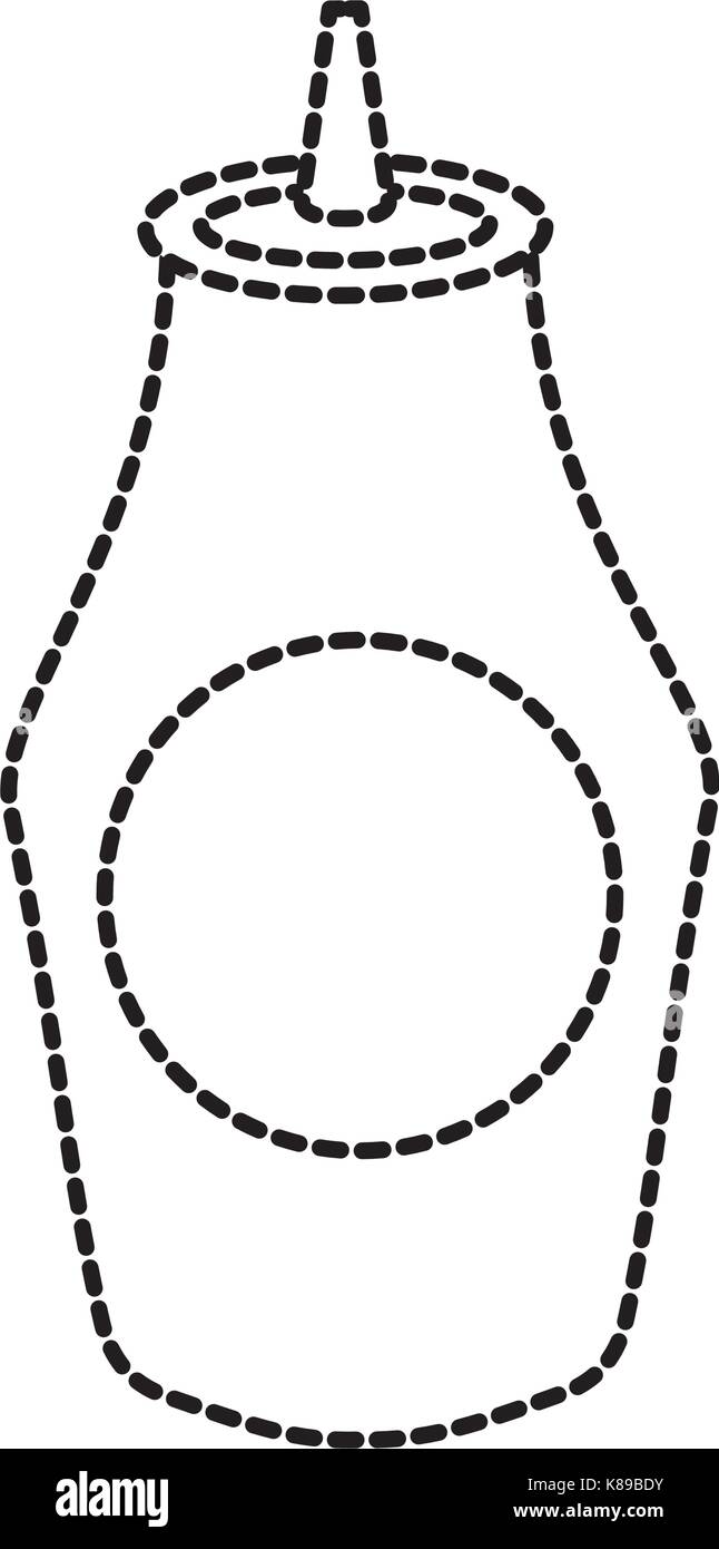 bottle of ketchup sauce ingredient fast food Stock Vector Image & Art