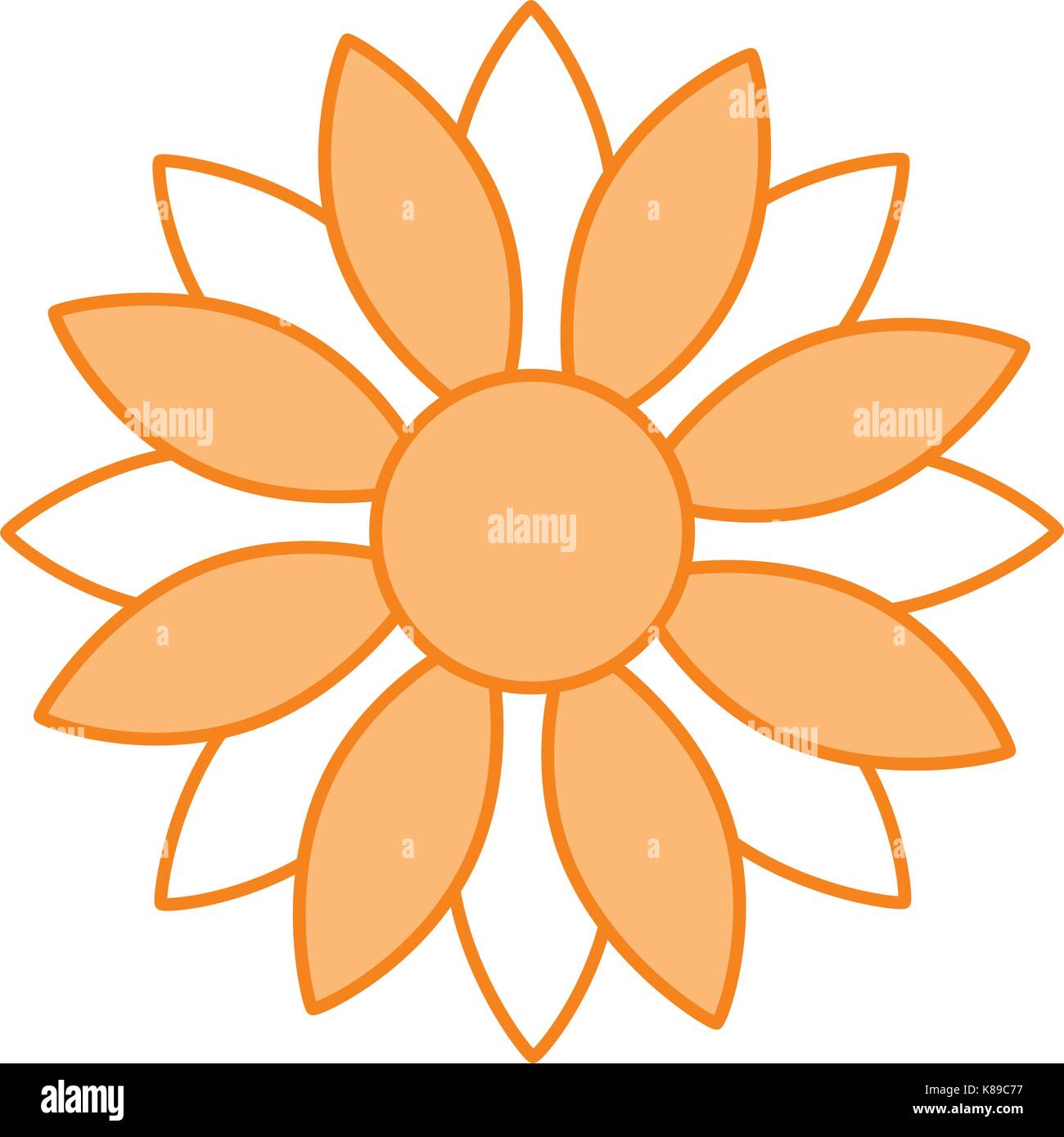 flower natural floral season icon Stock Vector Image & Art - Alamy