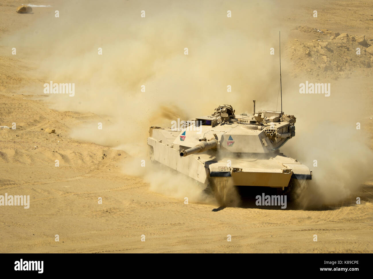 M1A1 Abrams Main Battle Tank Stock Photo