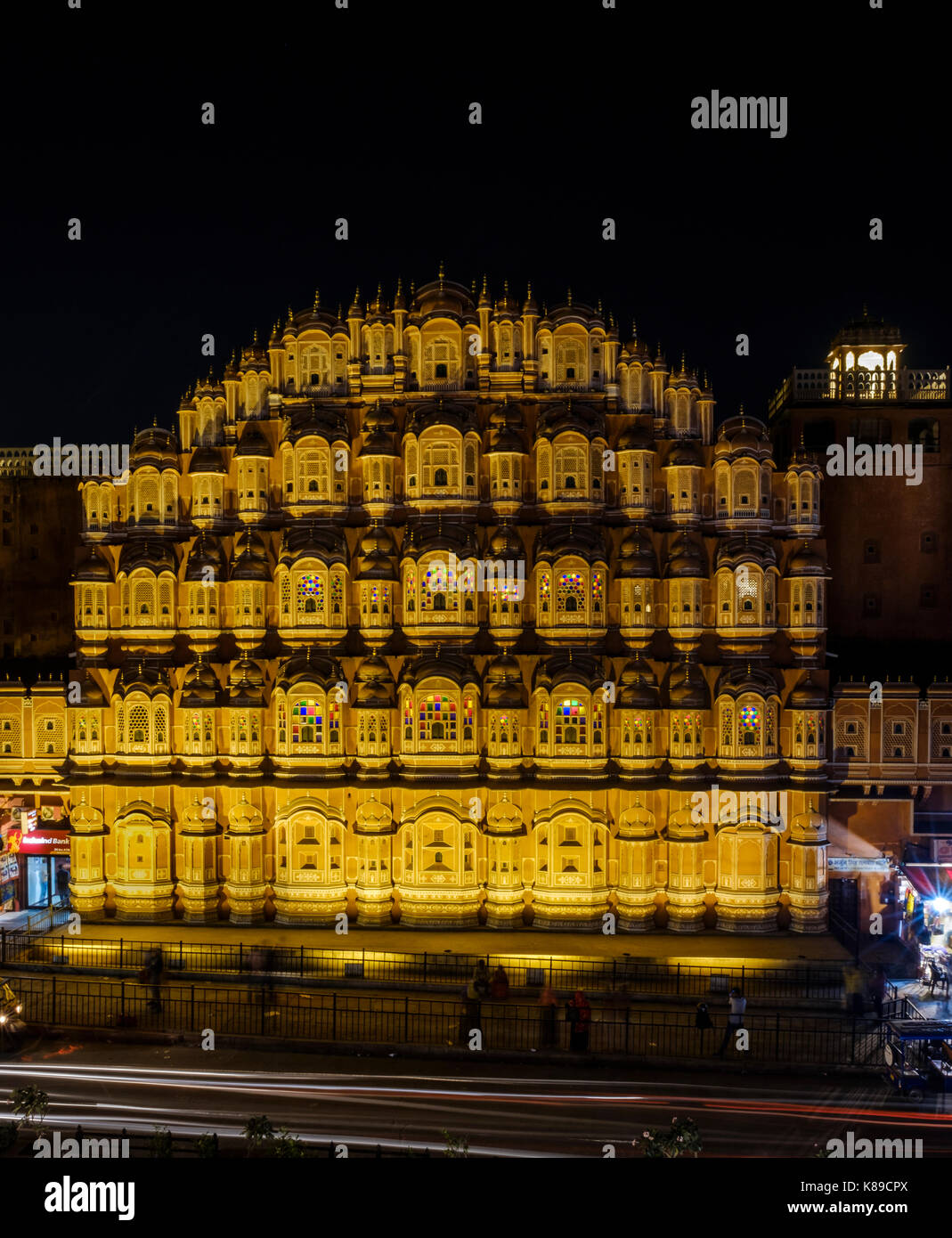 Hawa mahal jaipur night hi-res stock photography and images - Alamy