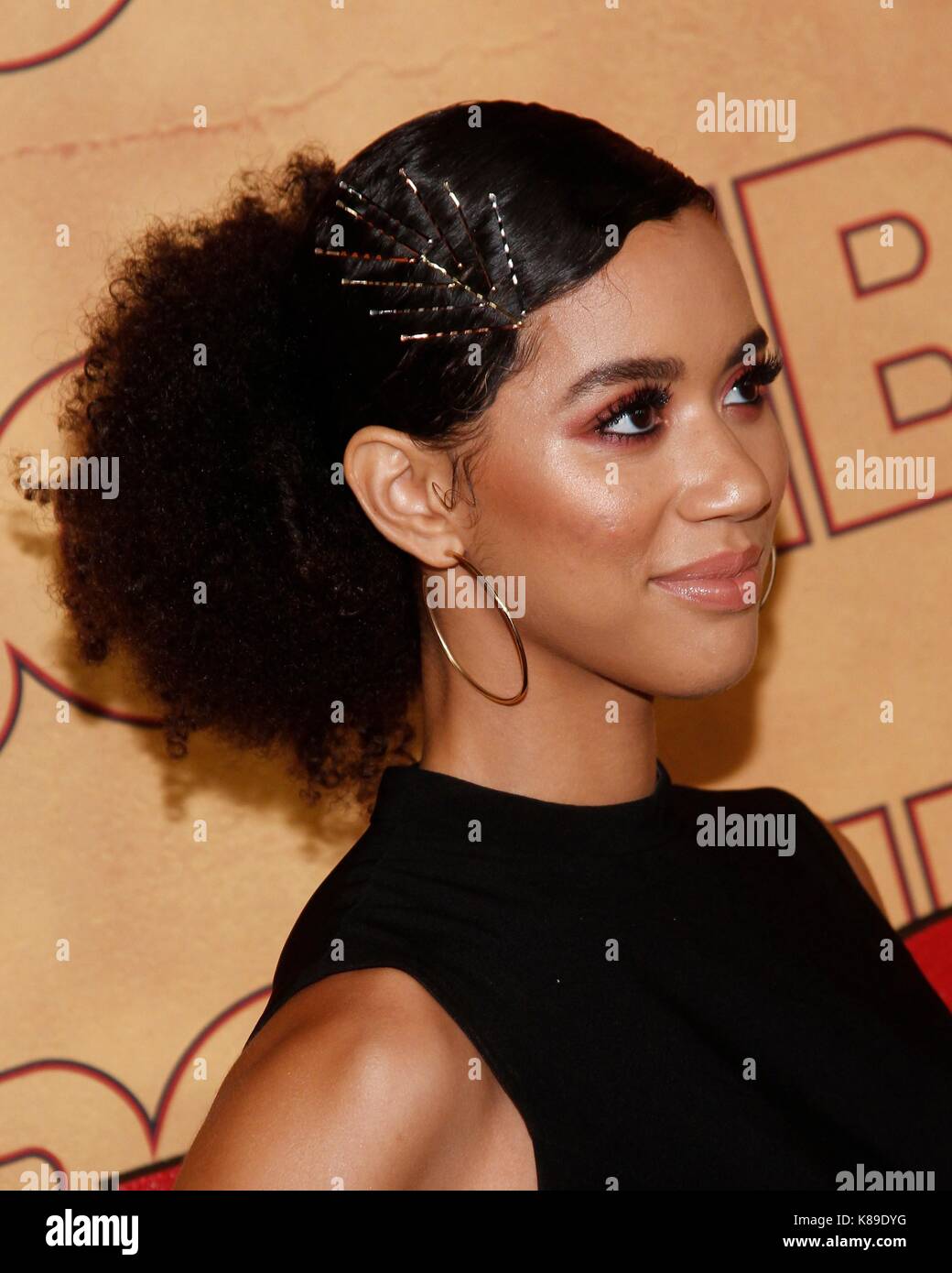 Jasmin Savoy Brown at arrivals for HBO Emmy After Party - Part 2, The Pacific Design Center, Los Angeles, CA September 17, 2017. Photo By: JA/Everett Collection Stock Photo