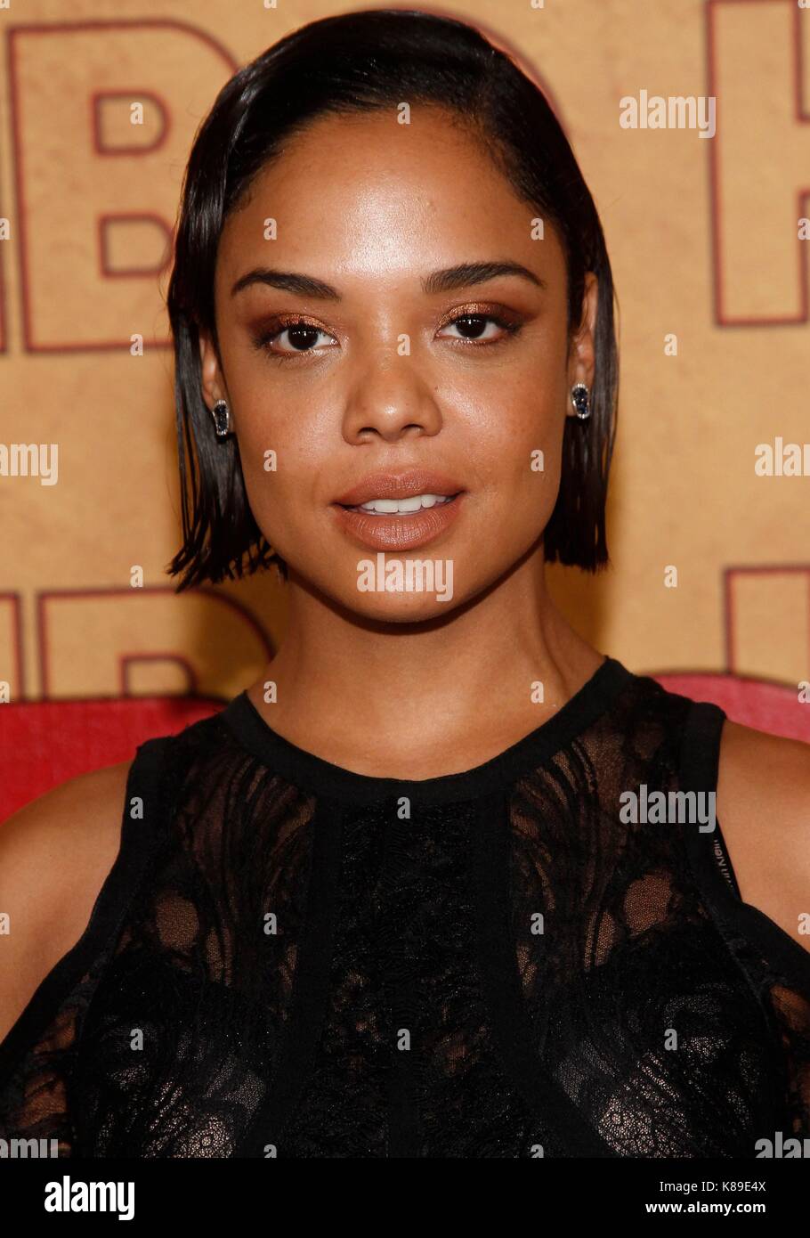 Los Angeles, CA, USA. 17th Sep, 2017. Tessa Thompson at arrivals for HBO Emmy After Party - Part 2, The Pacific Design Center, Los Angeles, CA September 17, 2017. Credit: JA/Everett Collection/Alamy Live News Stock Photo