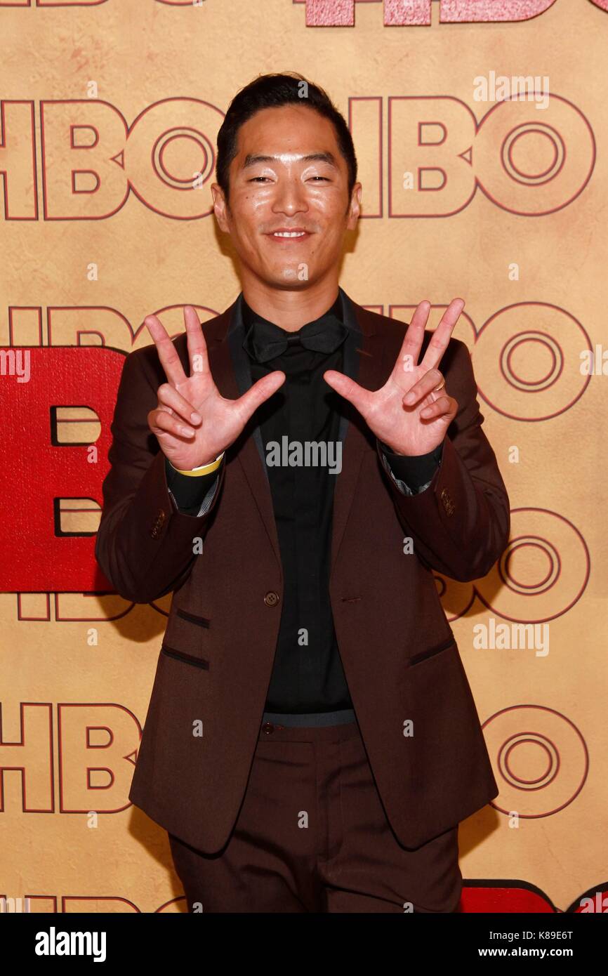 Los Angeles, CA, USA. 17th Sep, 2017. Leonardo Nam at arrivals for HBO Emmy After Party - Part 2, The Pacific Design Center, Los Angeles, CA September 17, 2017. Credit: JA/Everett Collection/Alamy Live News Stock Photo