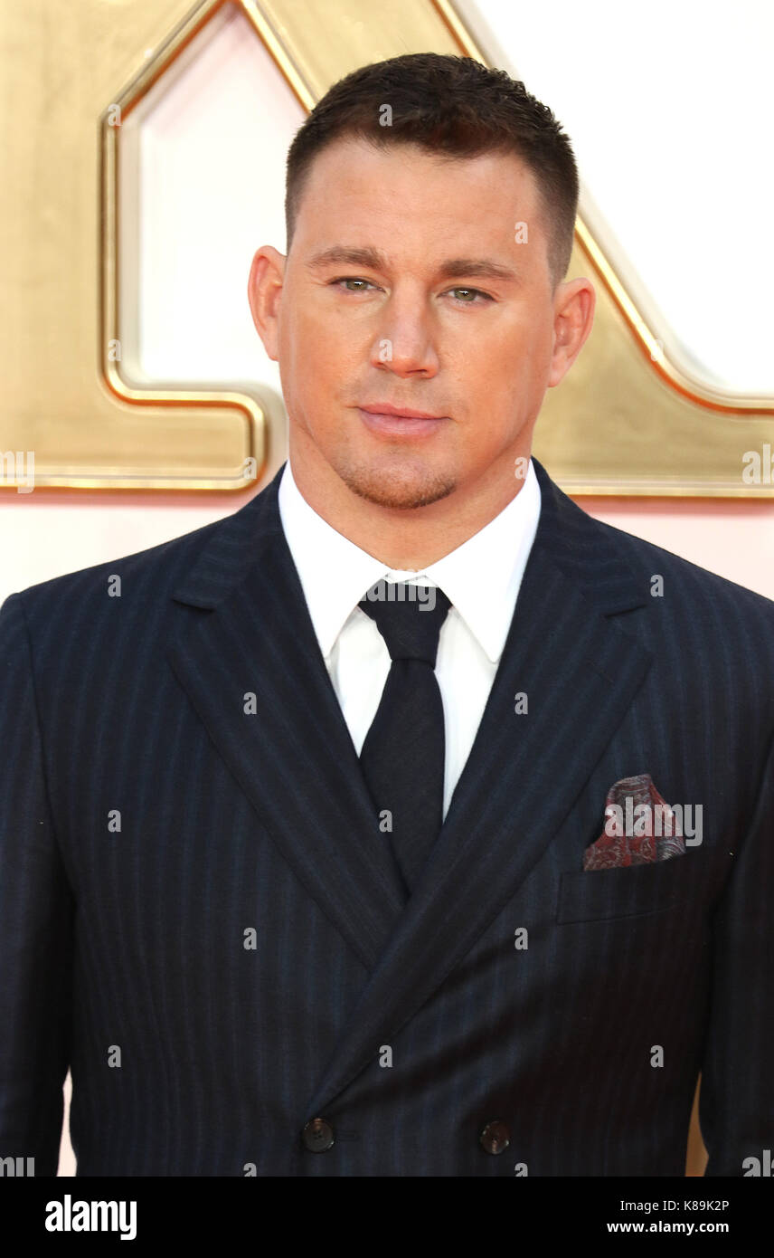 London, UK. 18th Sep, 2017. Channing Tatum, Kingsman The Golden Circle World premiere