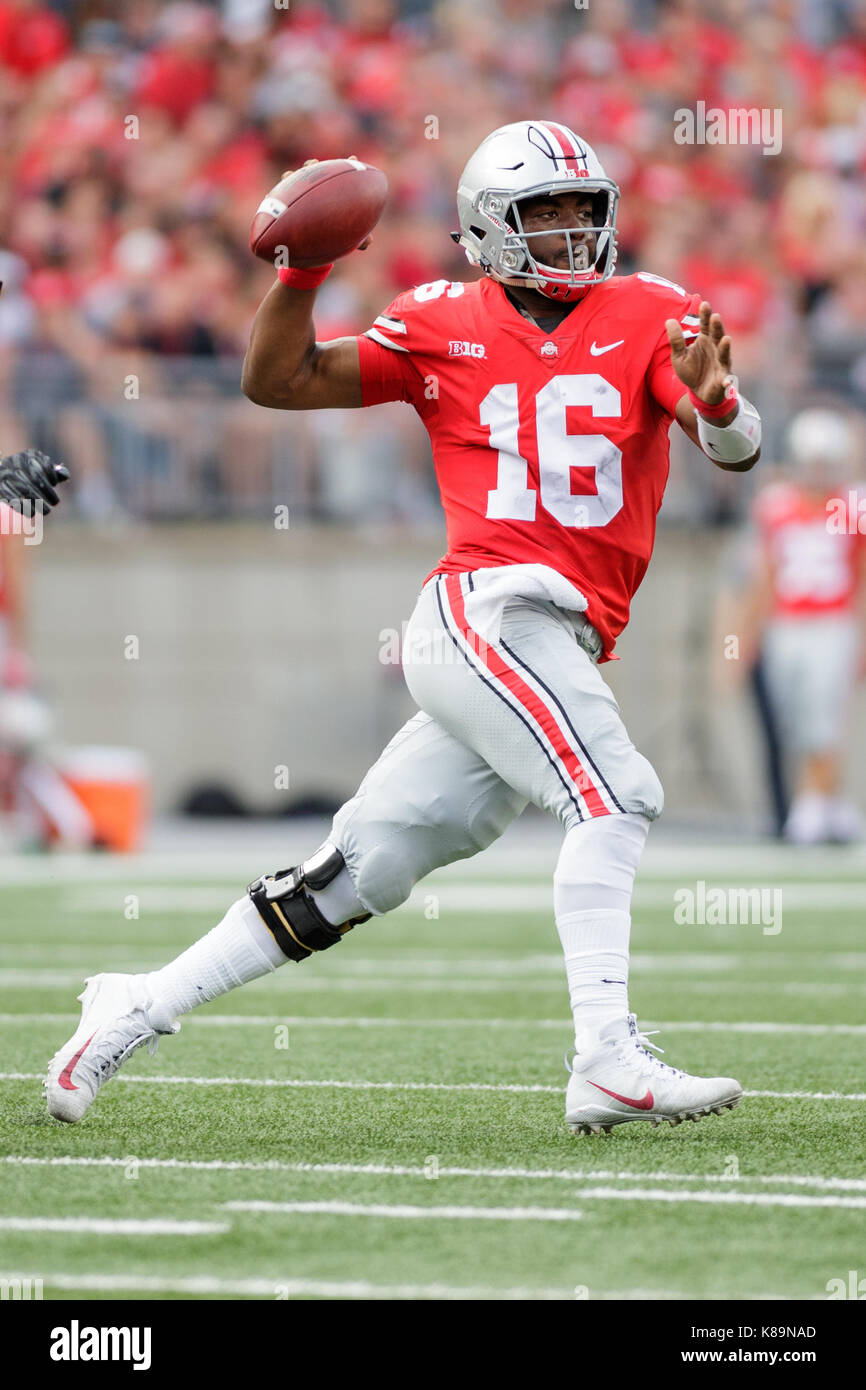 Ohio Stadium, Columbus, OH, USA. 16th Sep, 2017. Ohio State Buckeyes ...