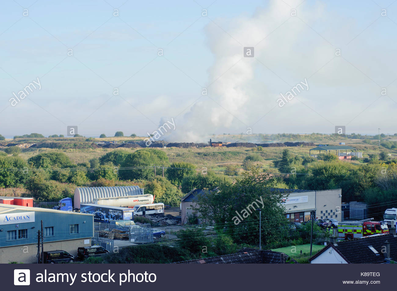 Landfill Fire Stock Photos & Landfill Fire Stock Images Alamy