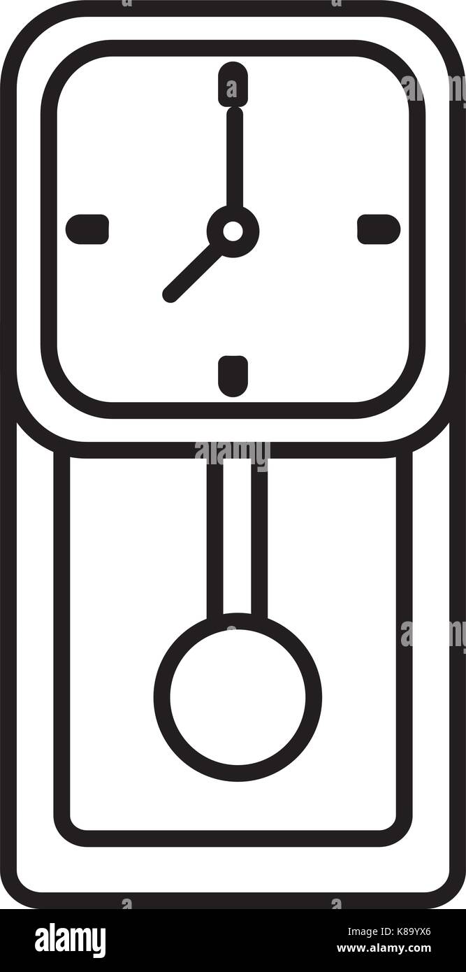 Wall clock isolated Stock Vector Image & Art - Alamy