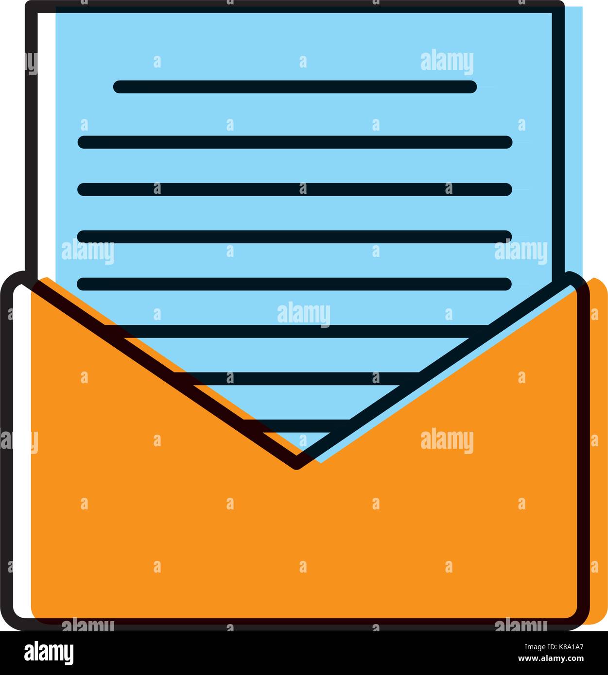 Mail envelope message Stock Vector Image & Art - Alamy