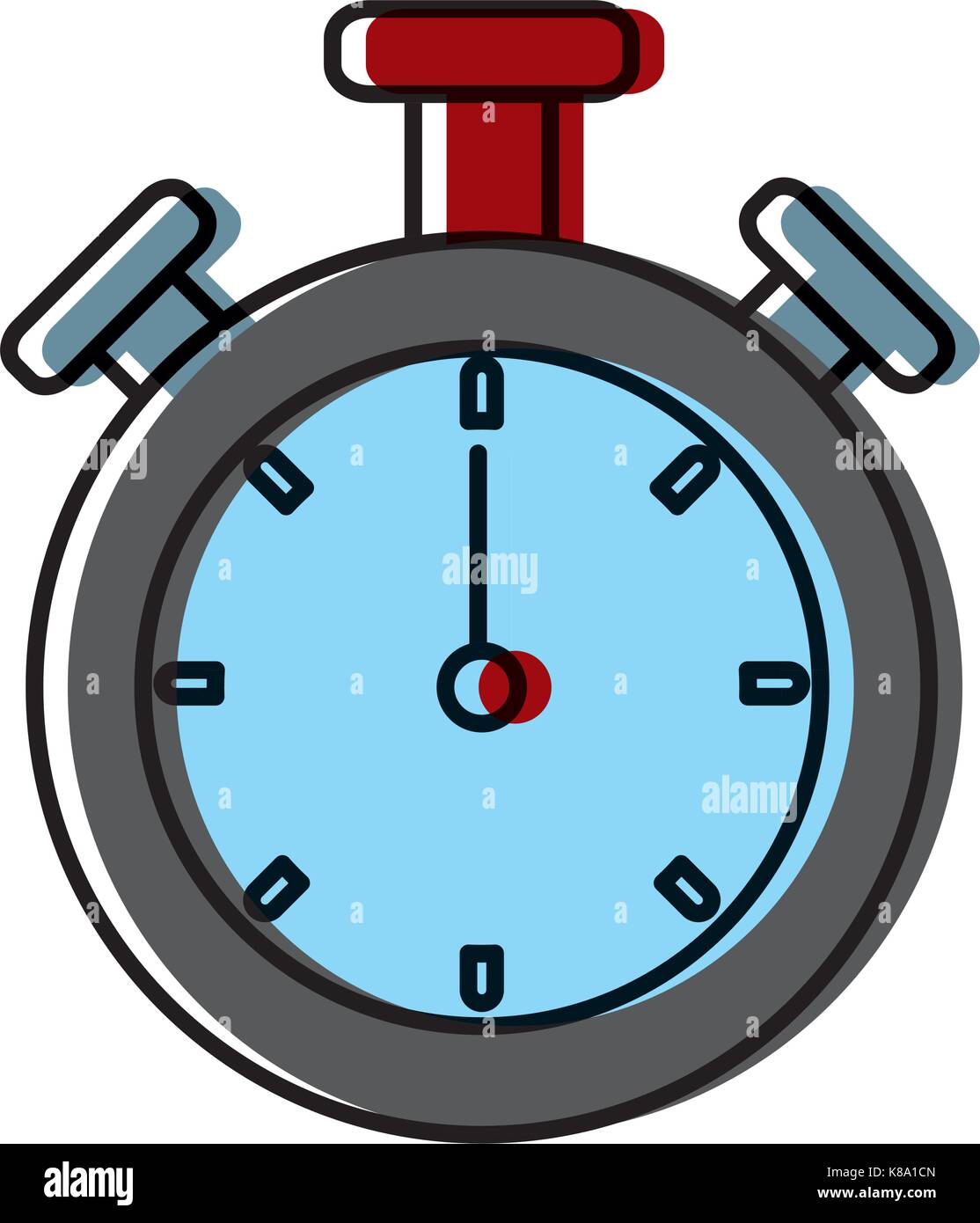 Timer isolated symbol Stock Vector Image & Art - Alamy