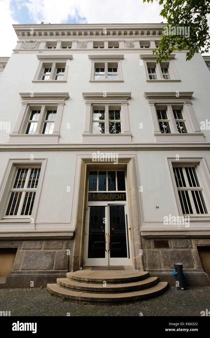 Landgericht Dortmund an der Kaiserstrasse, Ruhrgebiet, Nordrhein-Westfalen Stock Photo