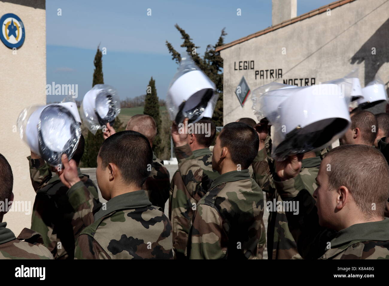 French Foreign Legion recruits (Engagé Volontaires), not quite yet