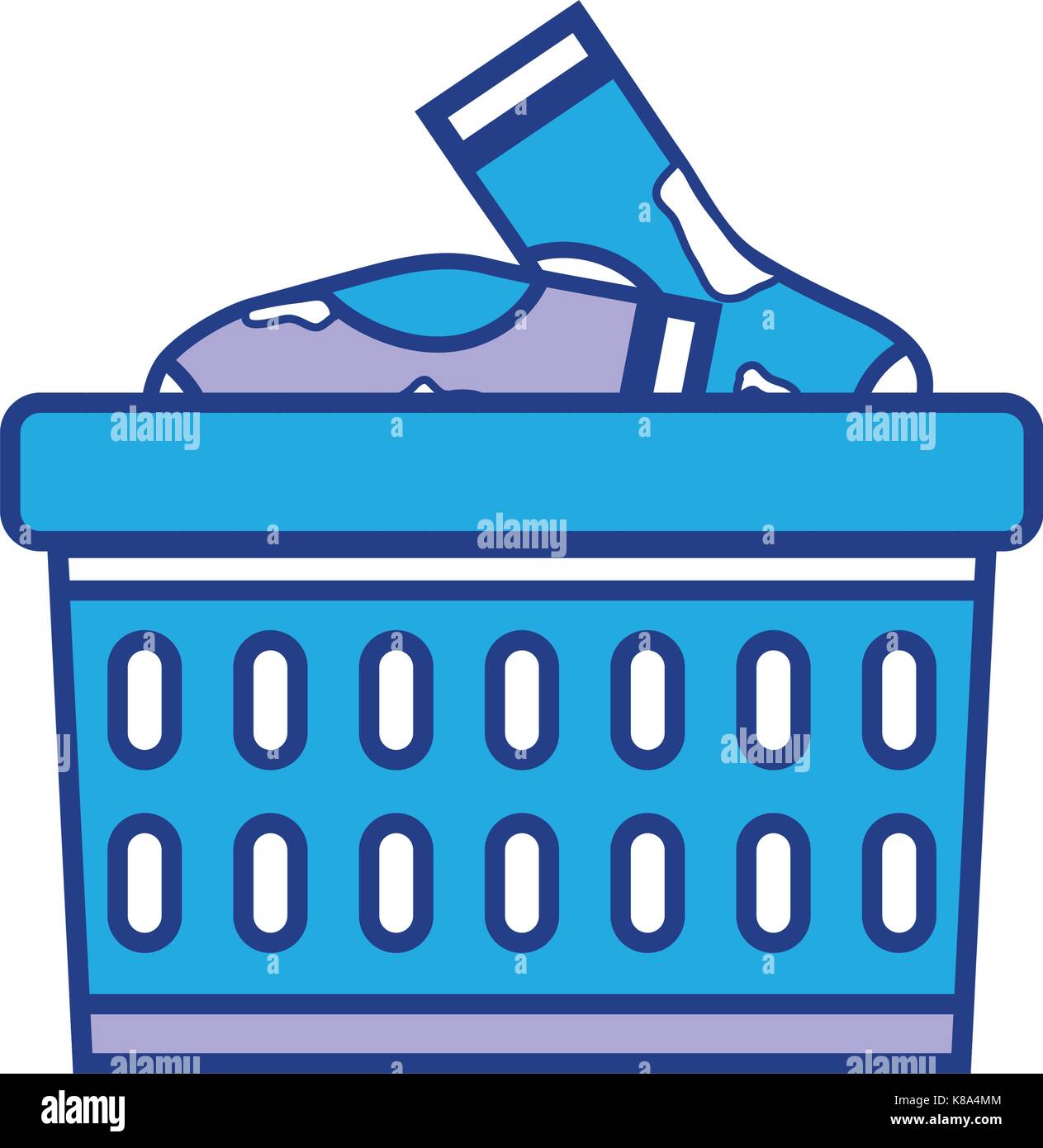 basket design with dirty clothes inside Stock Vector Image &amp; Art - Alamy